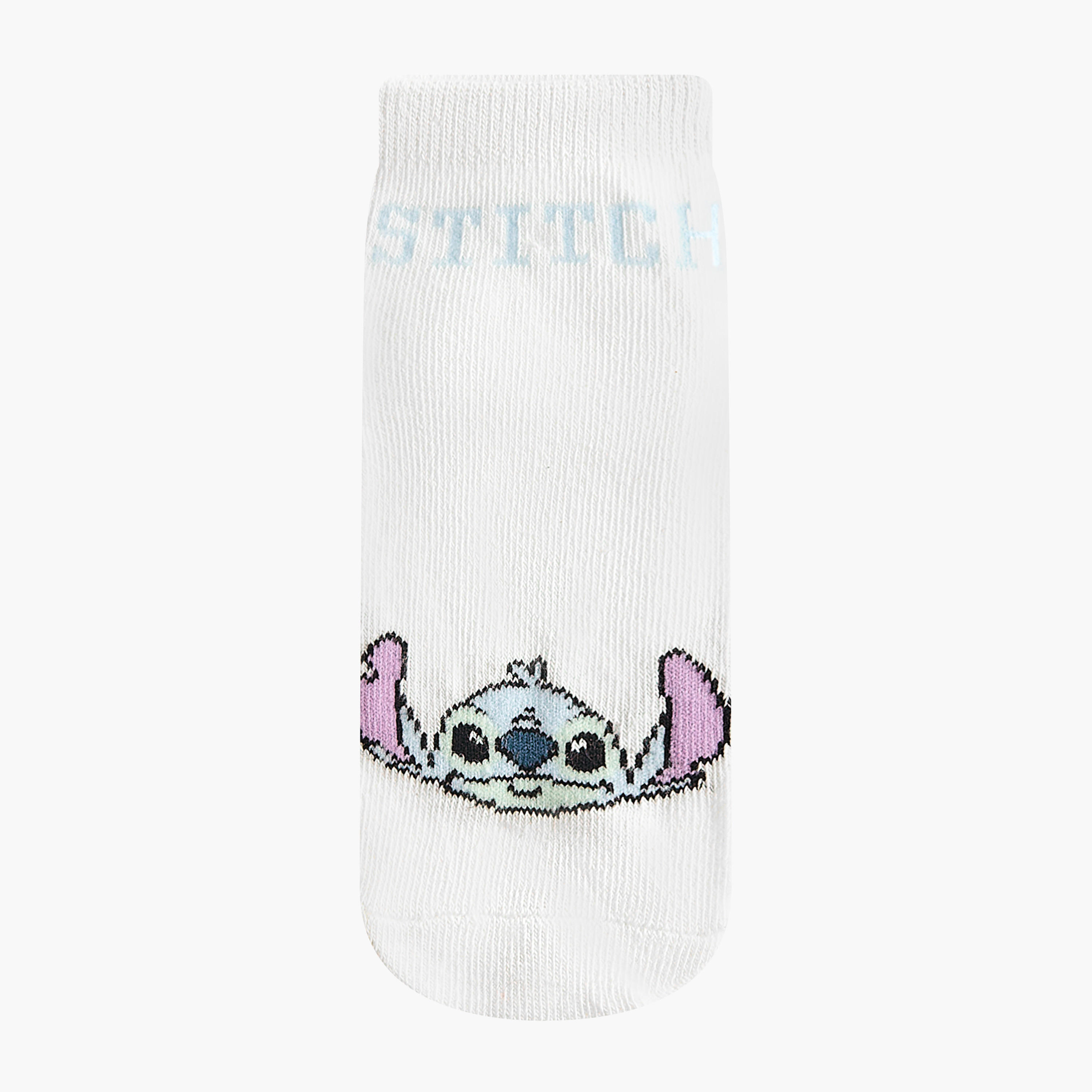 طقم من 7 - جوارب طول الكاحل بطبعات للبنات من ديزني-girls-accessories-socks-image-2