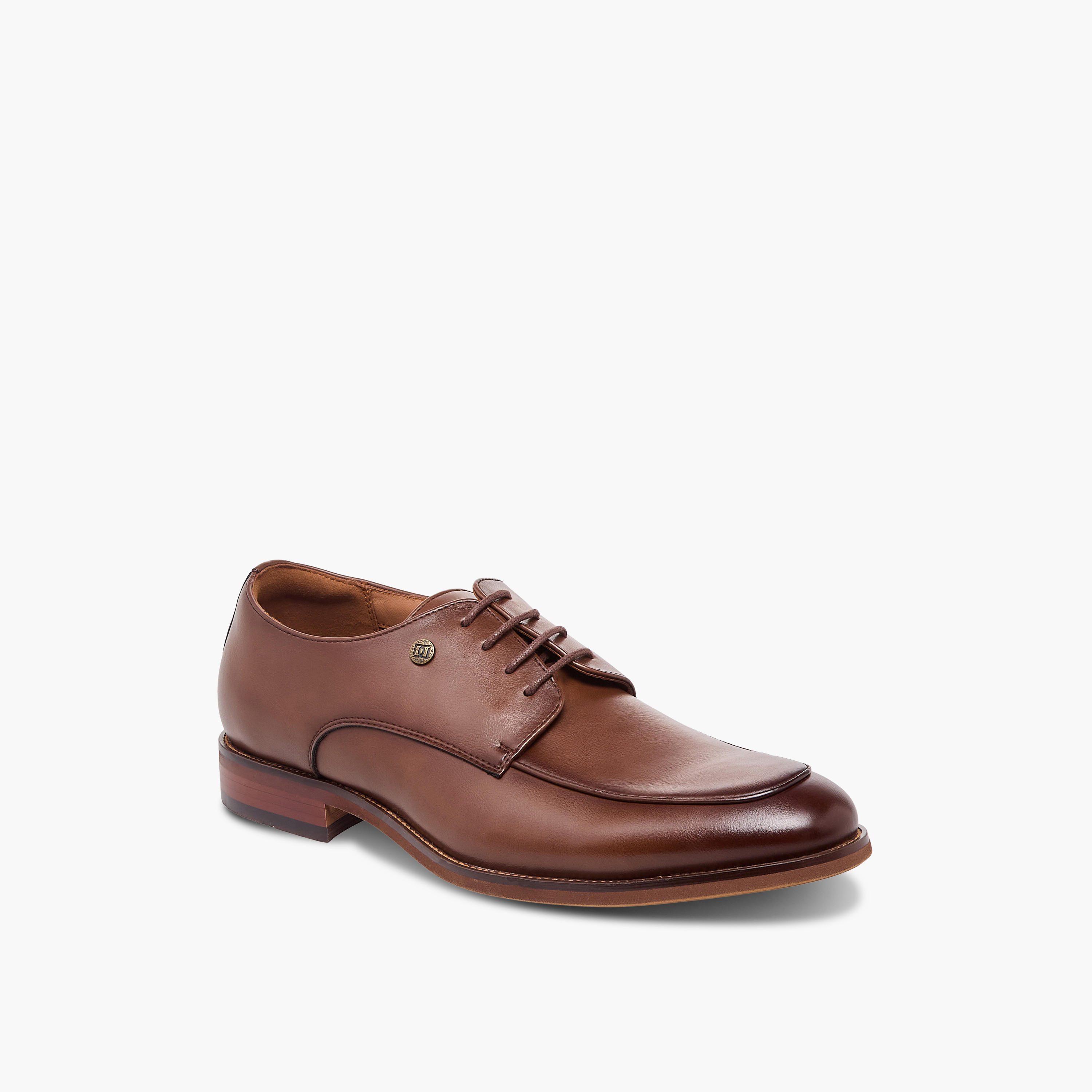 Duchini Men Lace-Up Derby Shoes-men-shoes-formalshoes-image-2