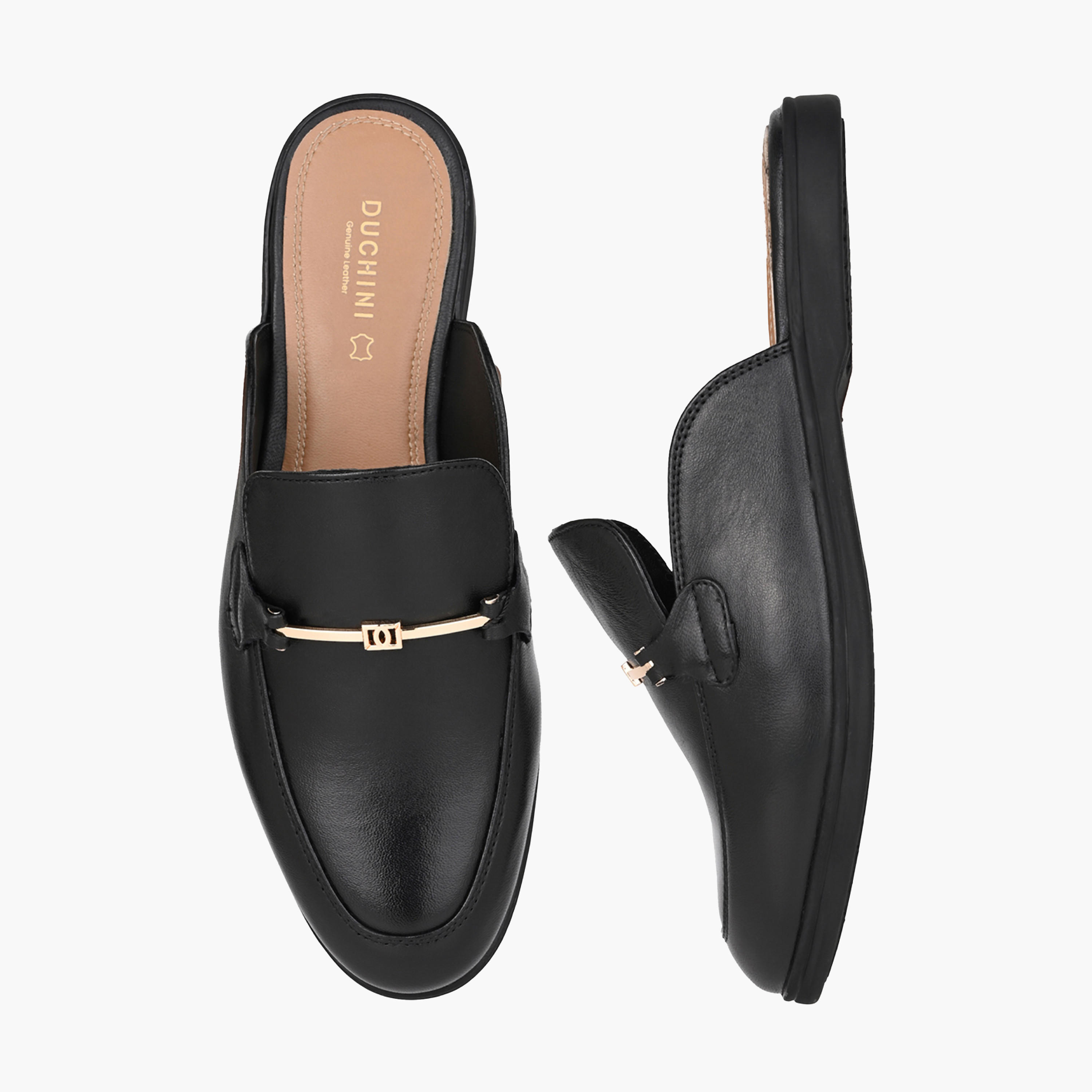 حذاء ميول بزينة ميتاليك للنساء من سيليست-women-shoes-flats-mules-image-1