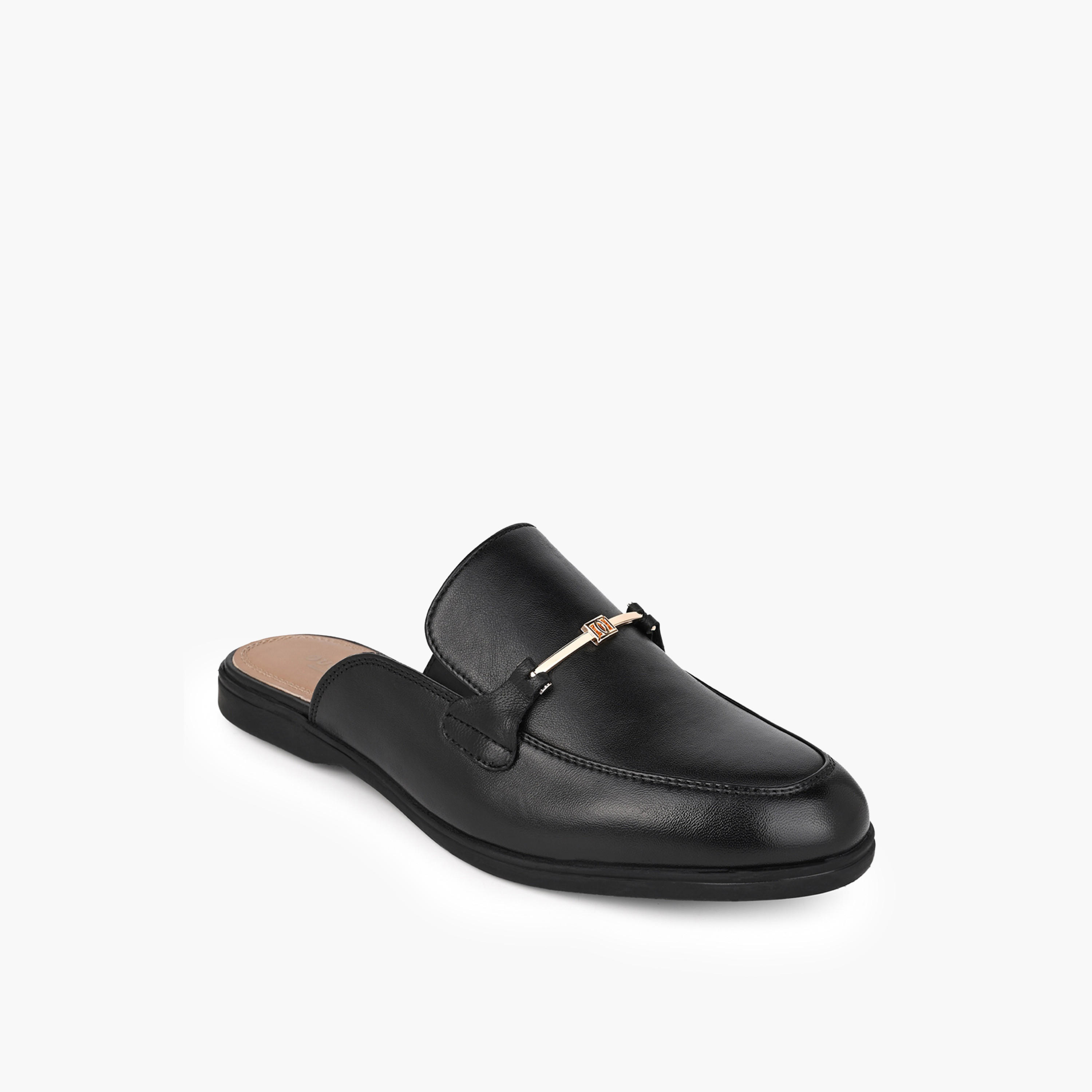 حذاء ميول بزينة ميتاليك للنساء من سيليست-women-shoes-flats-mules-image-2