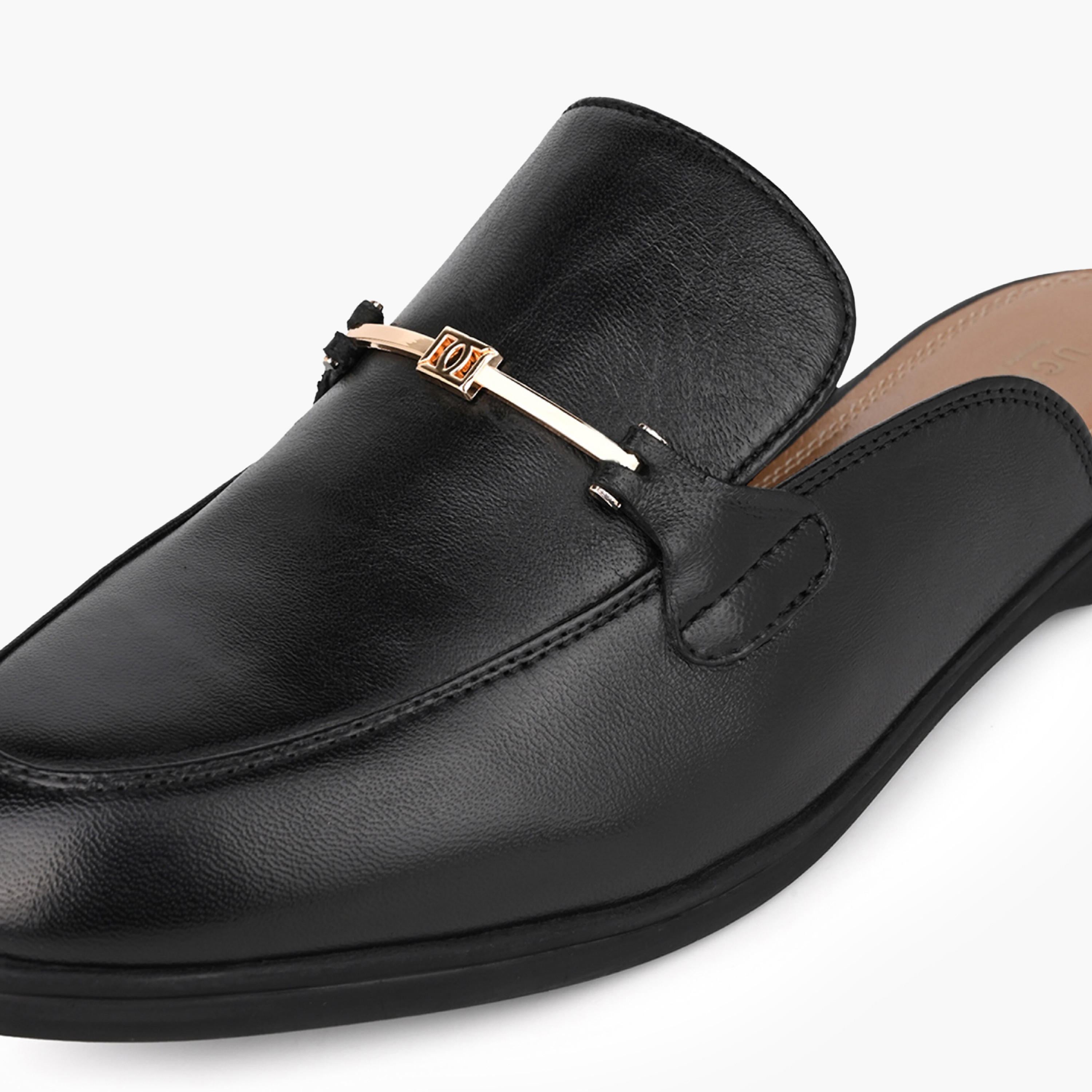 حذاء ميول بزينة ميتاليك للنساء من سيليست-women-shoes-flats-mules-image-4