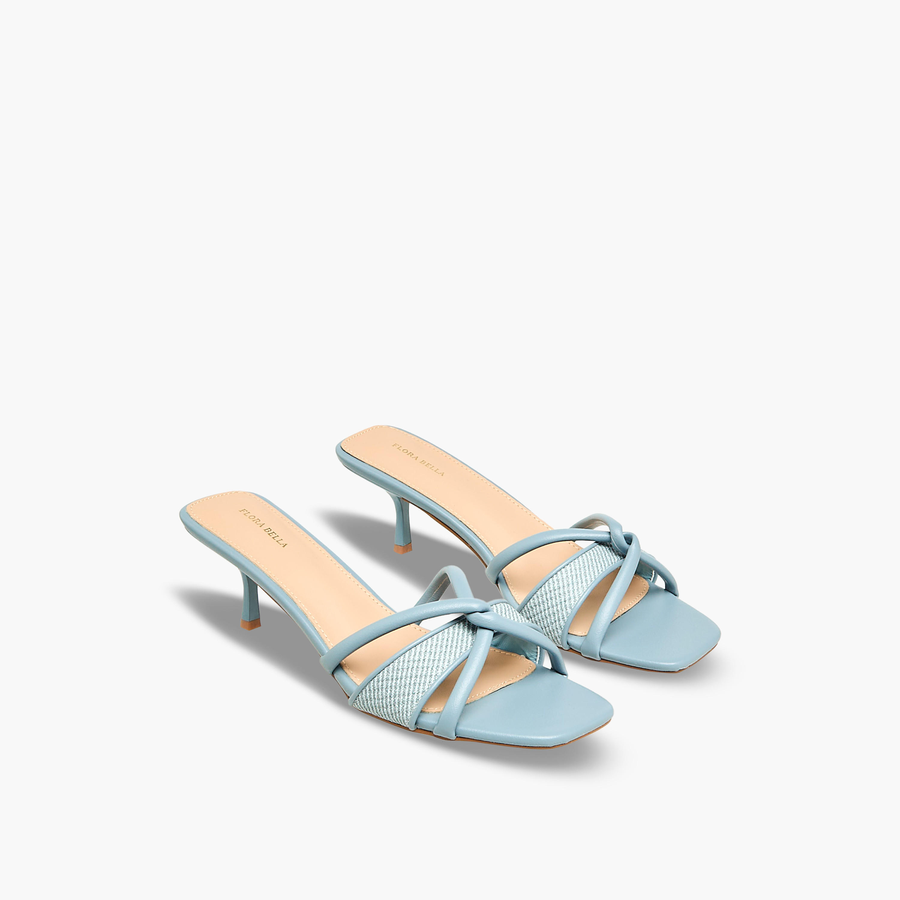 صندل بكعب مدبب وتفاصيل حزام بعقدة للنساء من فلورا بيلا-women-shoes-sandals-heeled-image-1