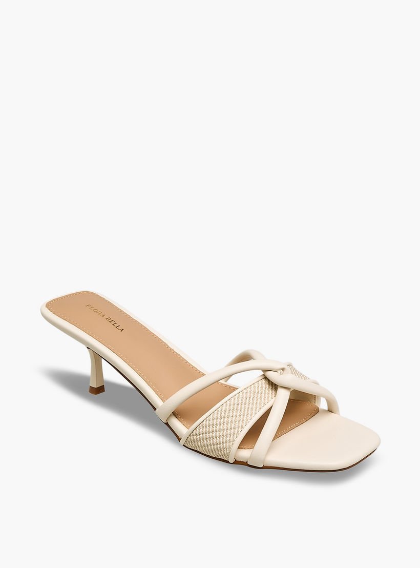 صندل بكعب مدبب وتفاصيل حزام بعقدة للنساء من فلورا بيلا-women-shoes-sandals-heeled-image-2