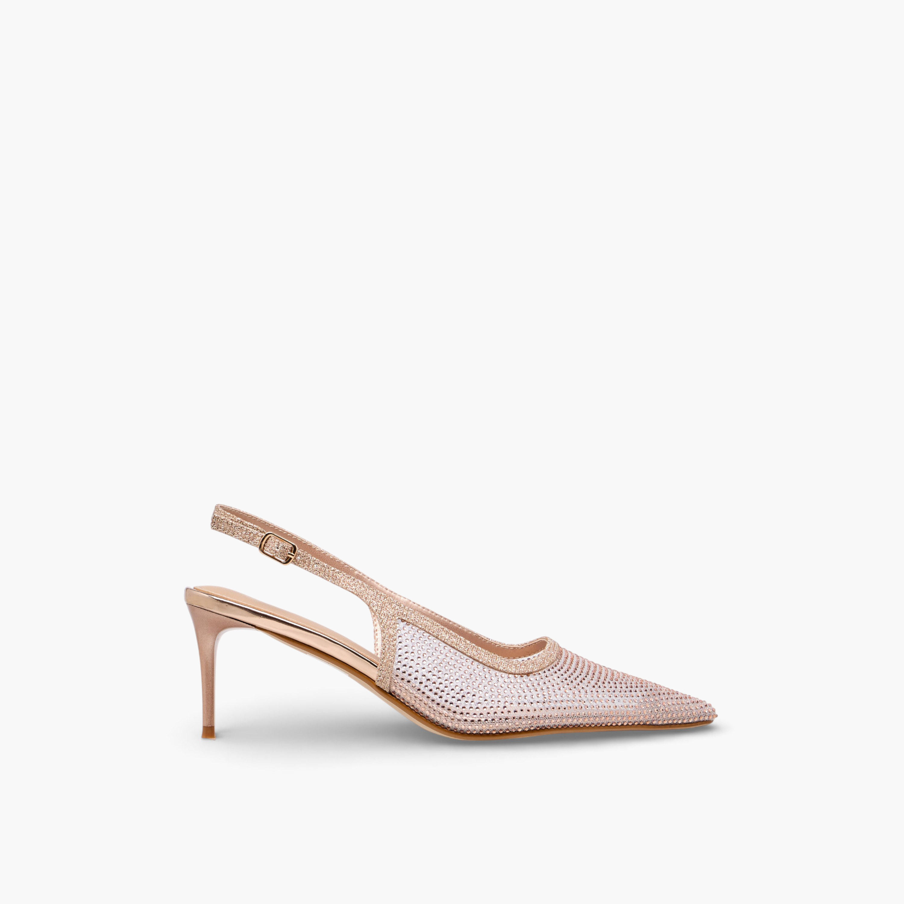 حذاء شبكي بكعب وزينة للنساء من فلورا بيلا-women-shoes-heels-image-3