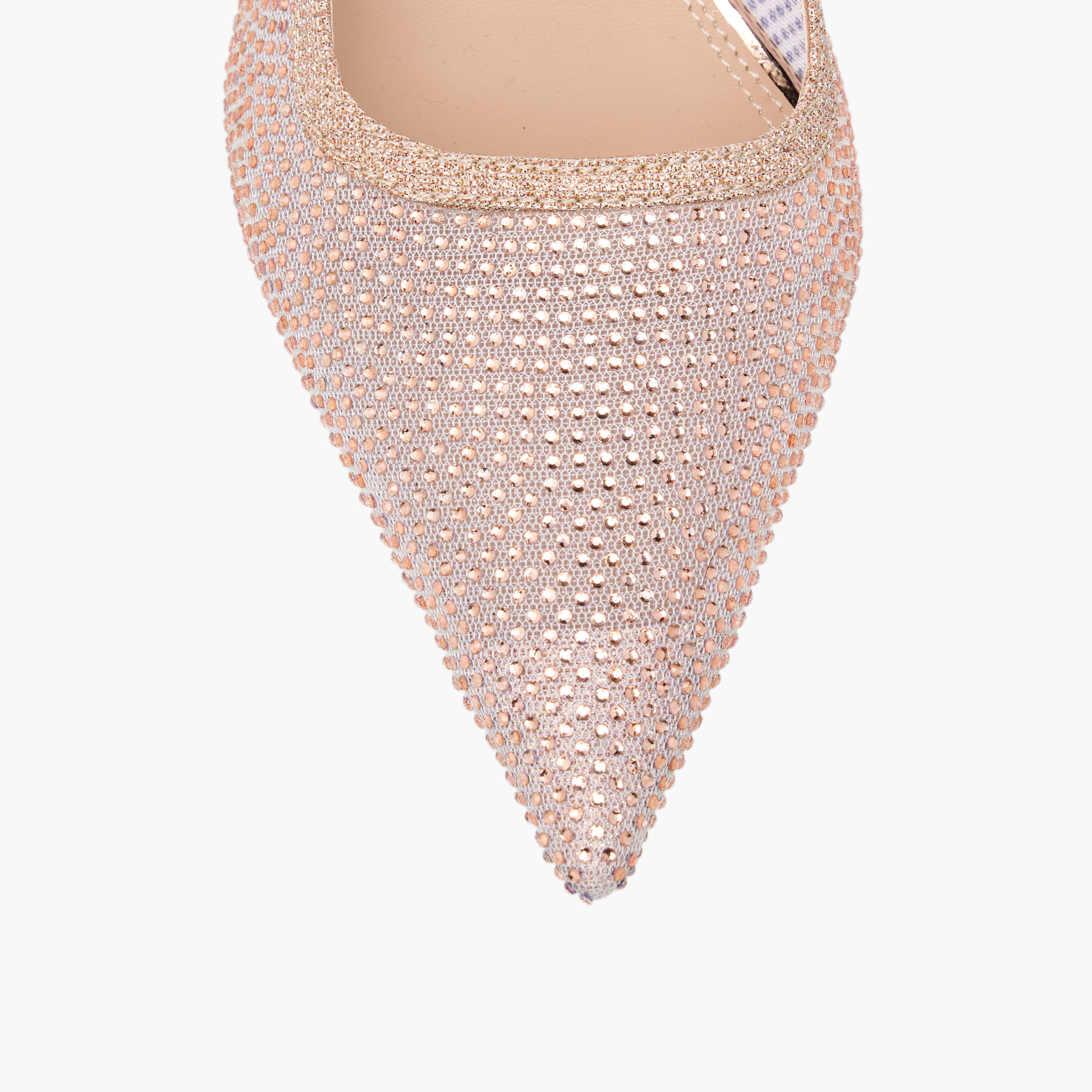 حذاء شبكي بكعب وزينة للنساء من فلورا بيلا-women-shoes-heels-image-4