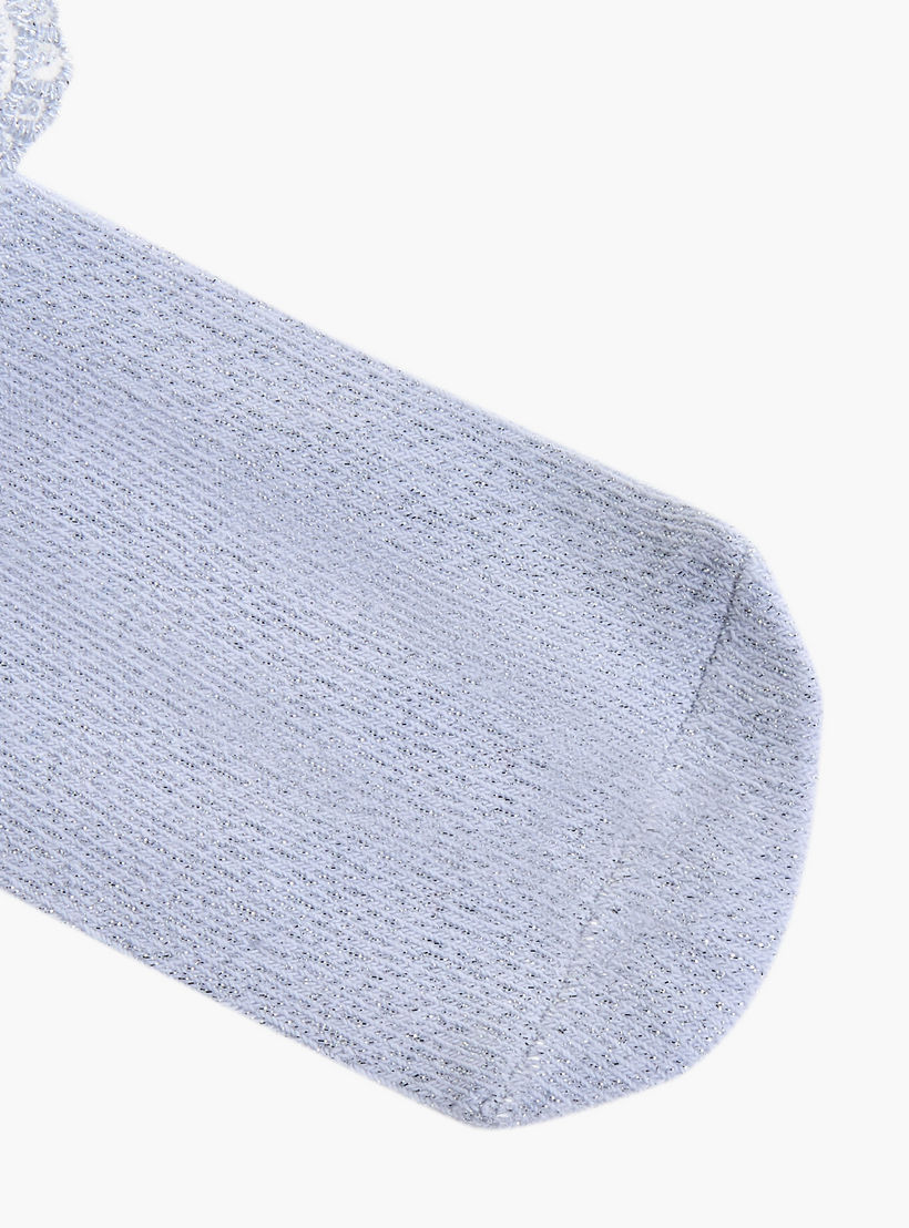 جوارب سادة بكشكش من ليتل ميسي - طقم من زوجين-girls-accessories-socks-image-3