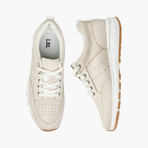 LBL by Shoexpress Perforated Sneakers with Lace-Up Closure-men-shoes-image-1