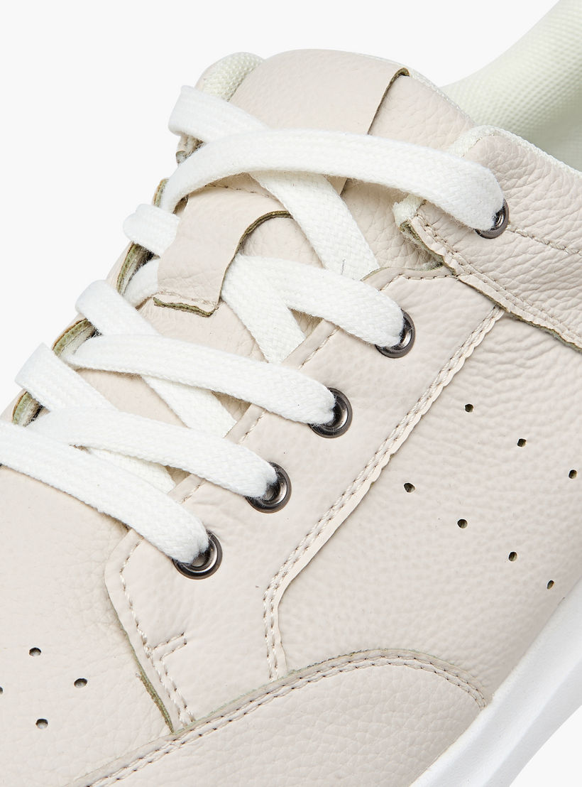 LBL by Shoexpress Perforated Sneakers with Lace-Up Closure-men-shoes-sneakers-image-4
