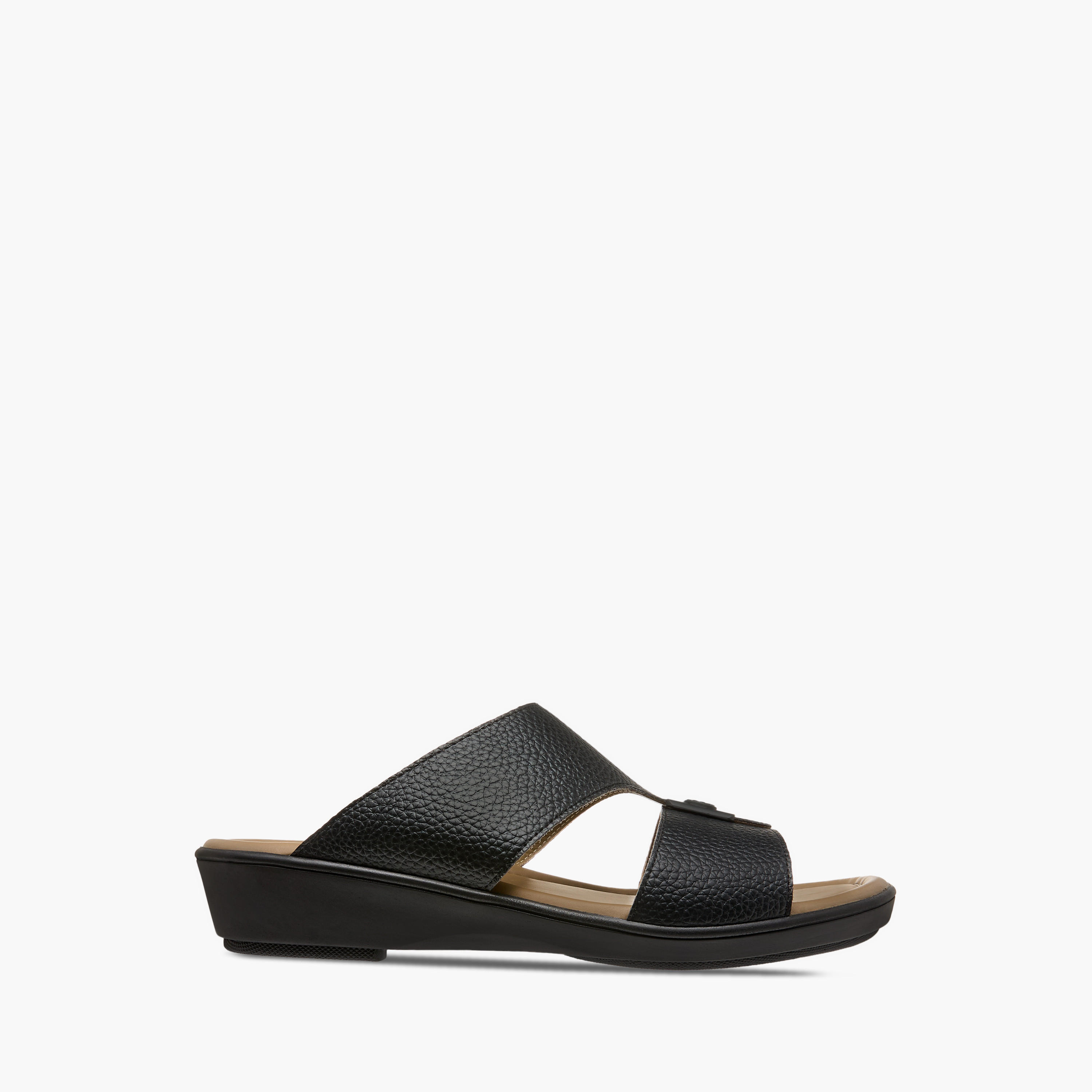 صندل عربي سهل الارتداء بارز الملمس إل بي إل من شو إكسبريس-men-shoes-sandals-image-2
