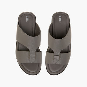 صندل عربي سهل الارتداء بارز الملمس إل بي إل من شو إكسبريس-men-shoes-image-1