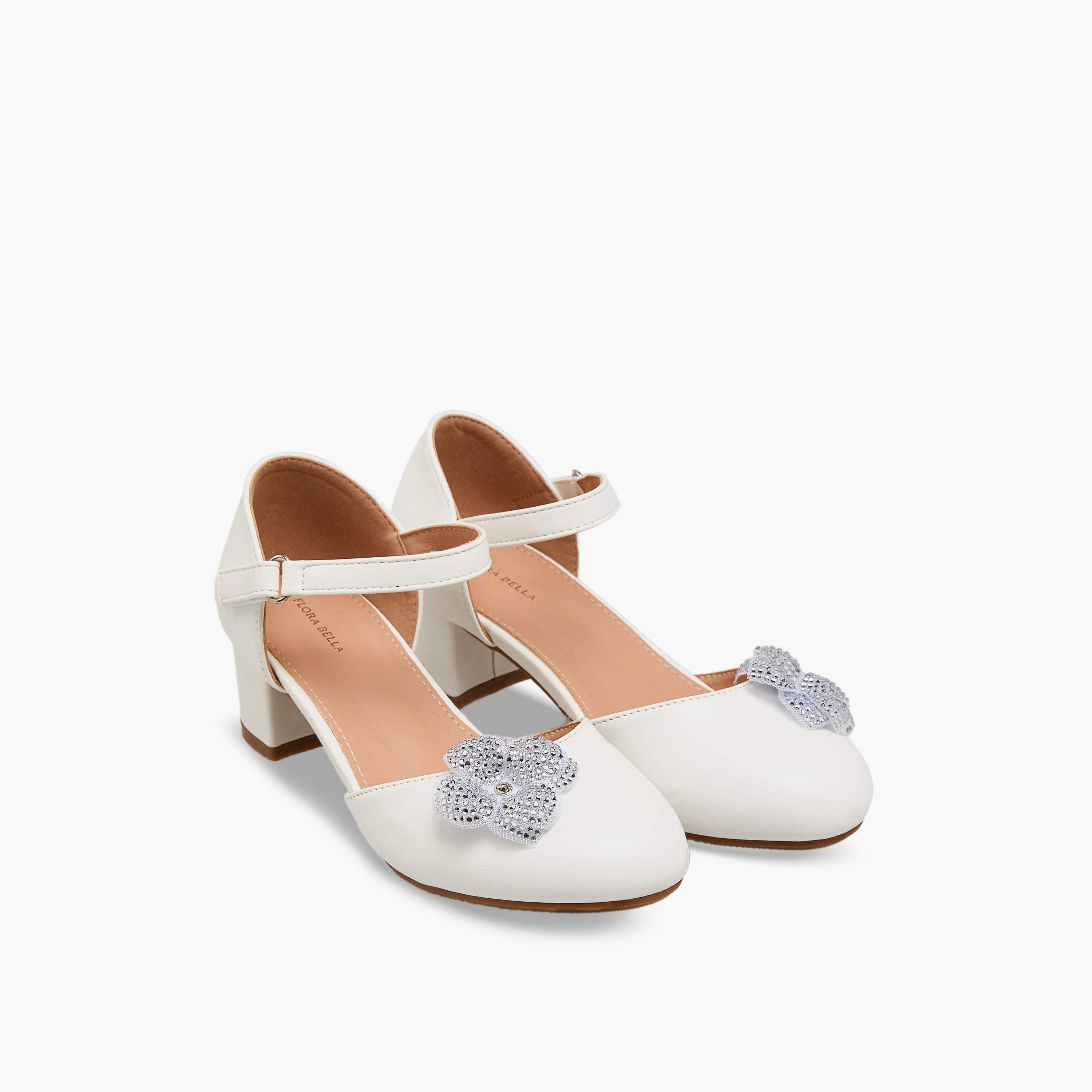 Flora Bella Girls Block Heel Shoes-girls-shoes-sandals-image-1