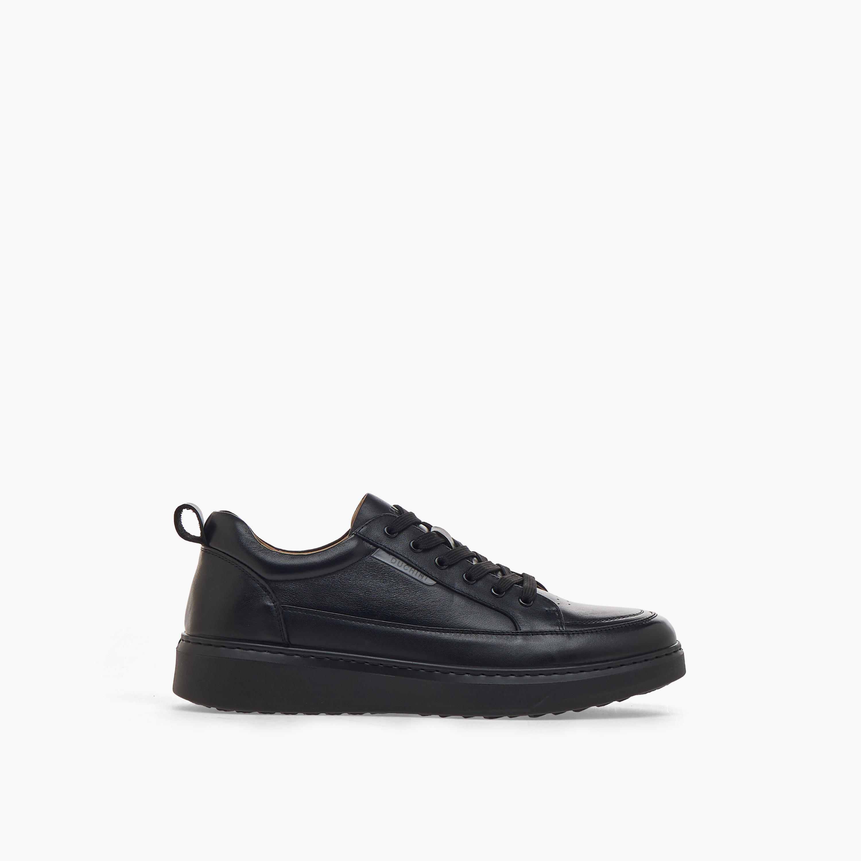 Duchini Men Lace-Up Leather Ankle Sneakers-men-shoes-sneakers-image-3