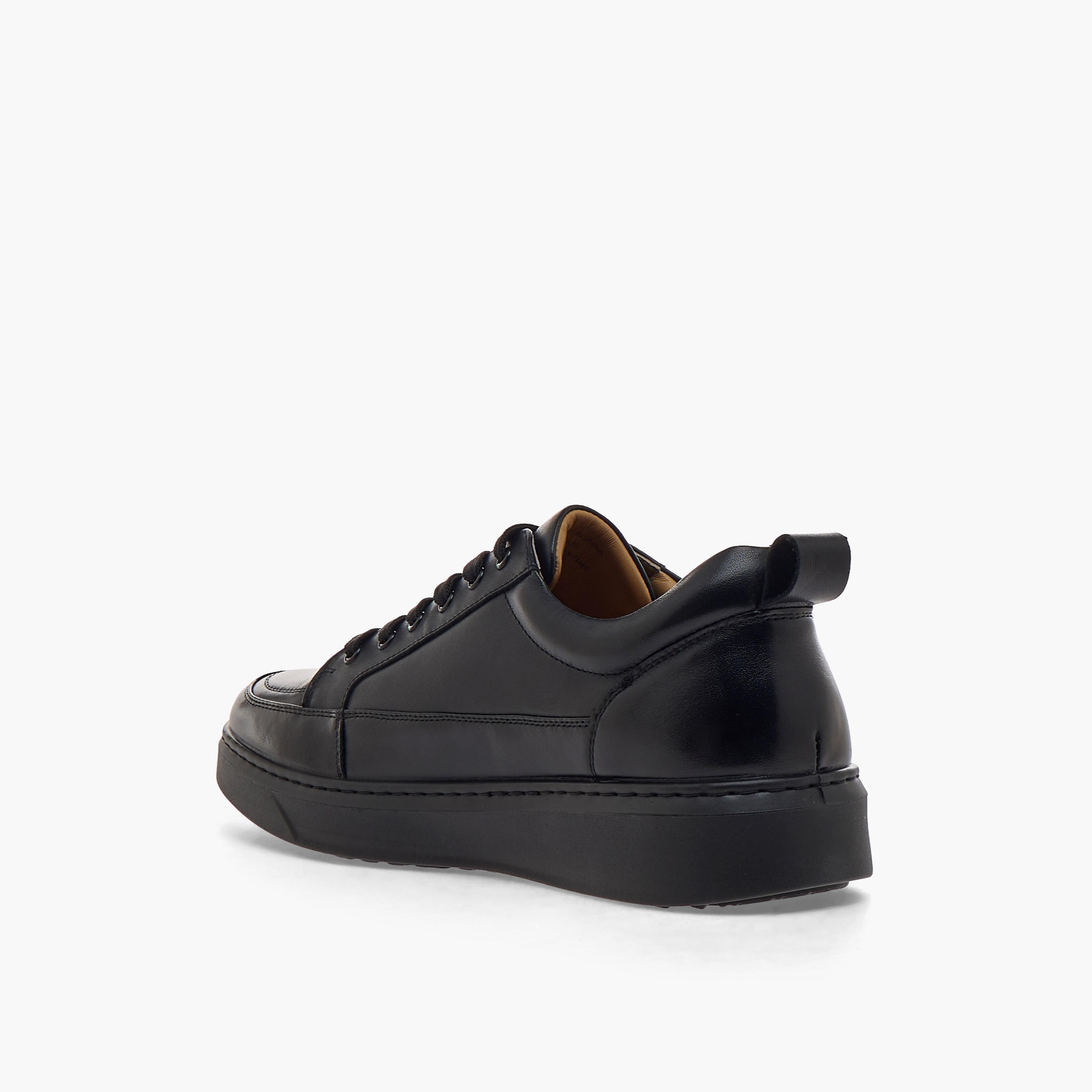 Duchini Men Lace-Up Leather Ankle Sneakers-men-shoes-sneakers-image-5