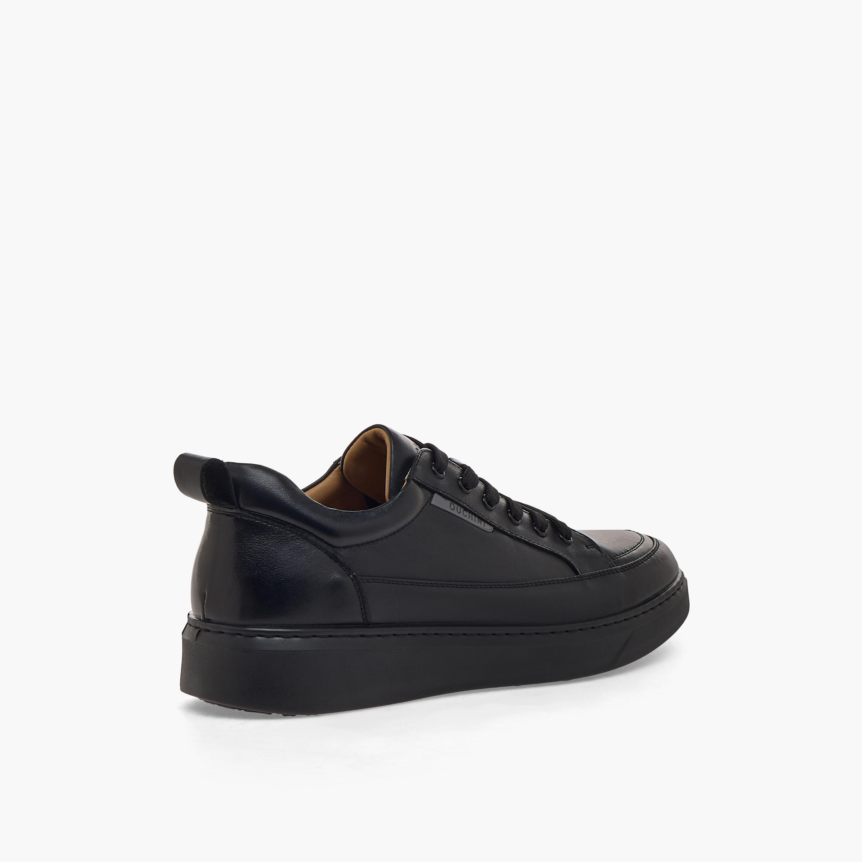 Duchini Men Lace-Up Leather Ankle Sneakers-men-shoes-sneakers-image-6