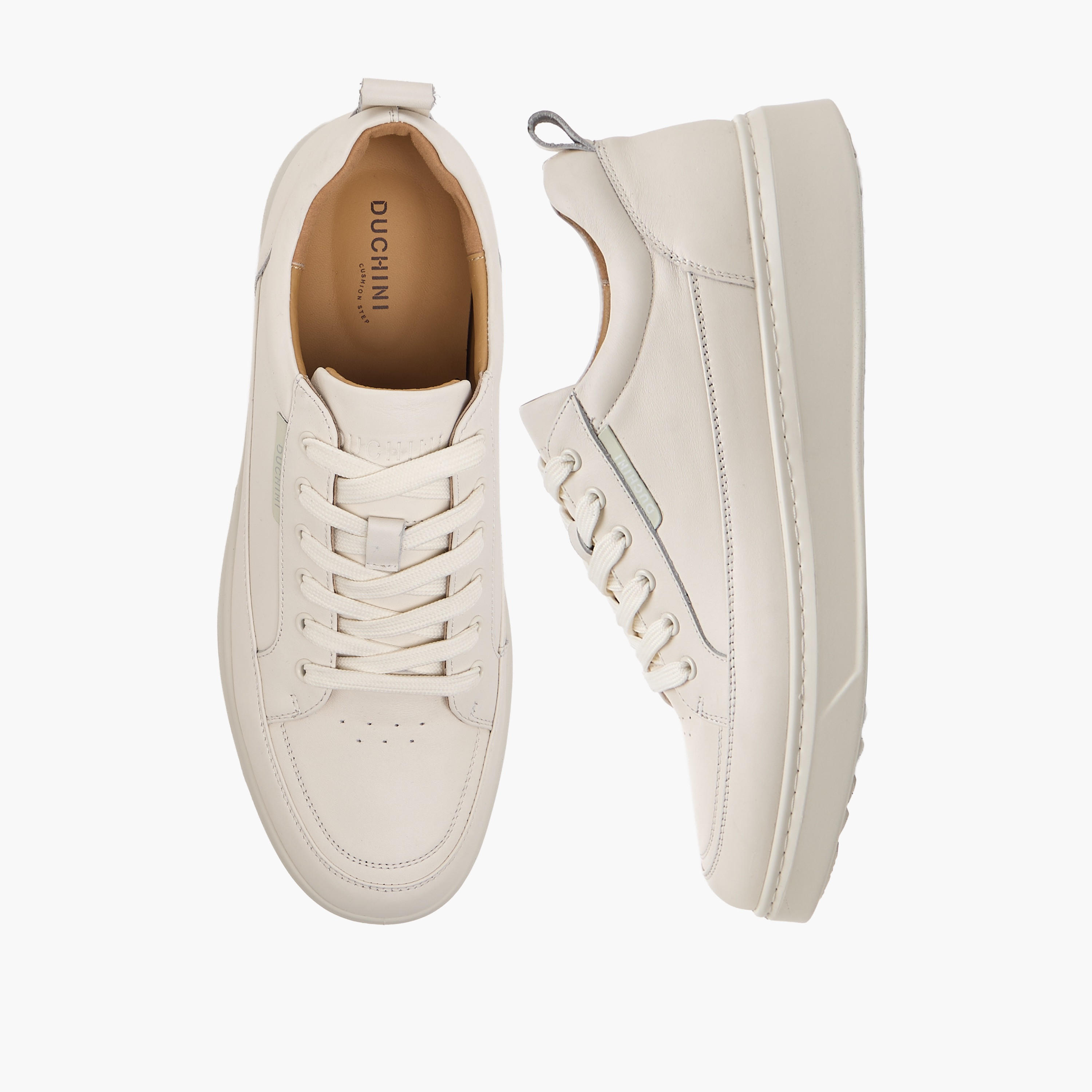 Duchini Men Lace-Up Leather Ankle Sneakers-men-shoes-sneakers-image-1