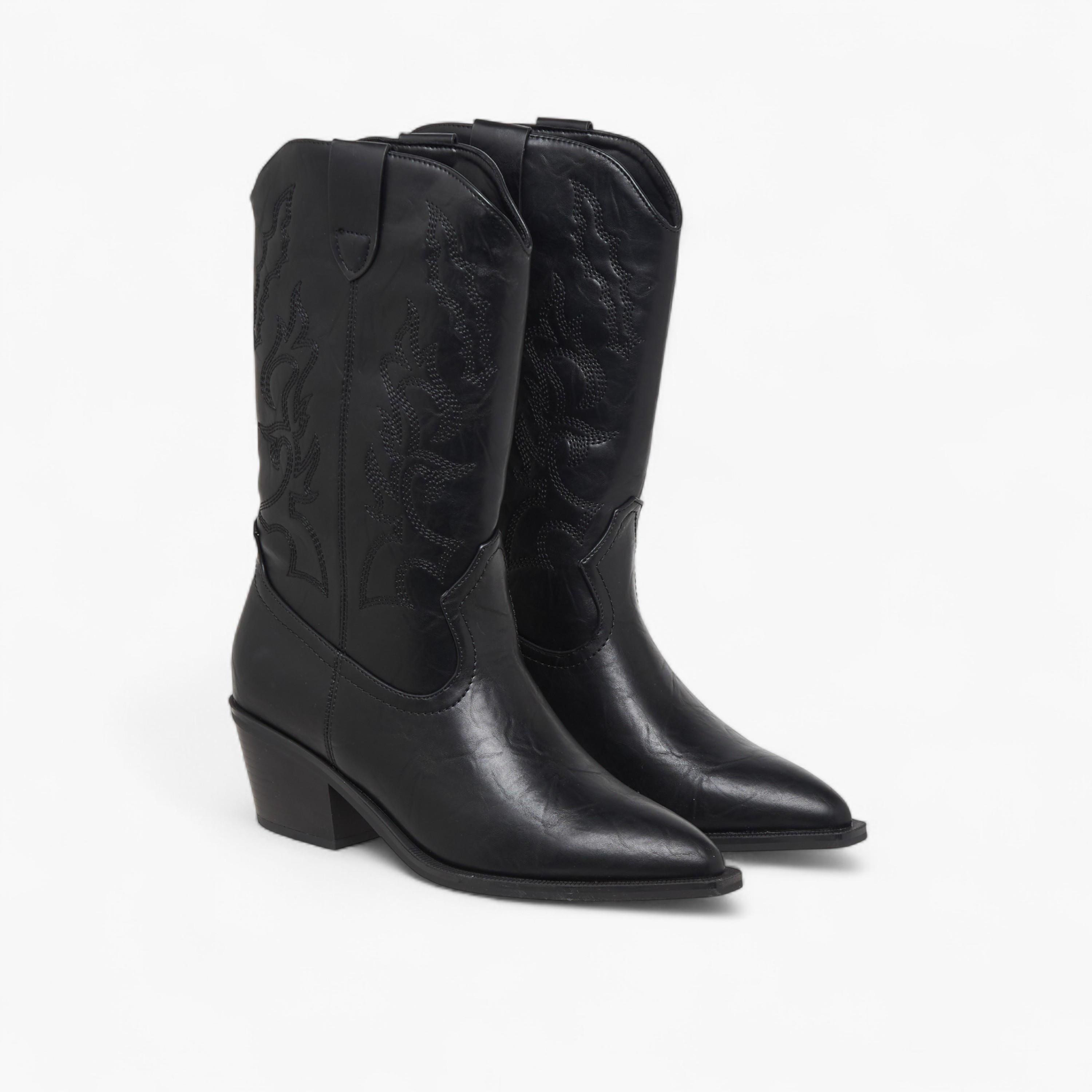 Flora Bella Women Embroidered High Shaft Boots-women-shoes-boots-image-1