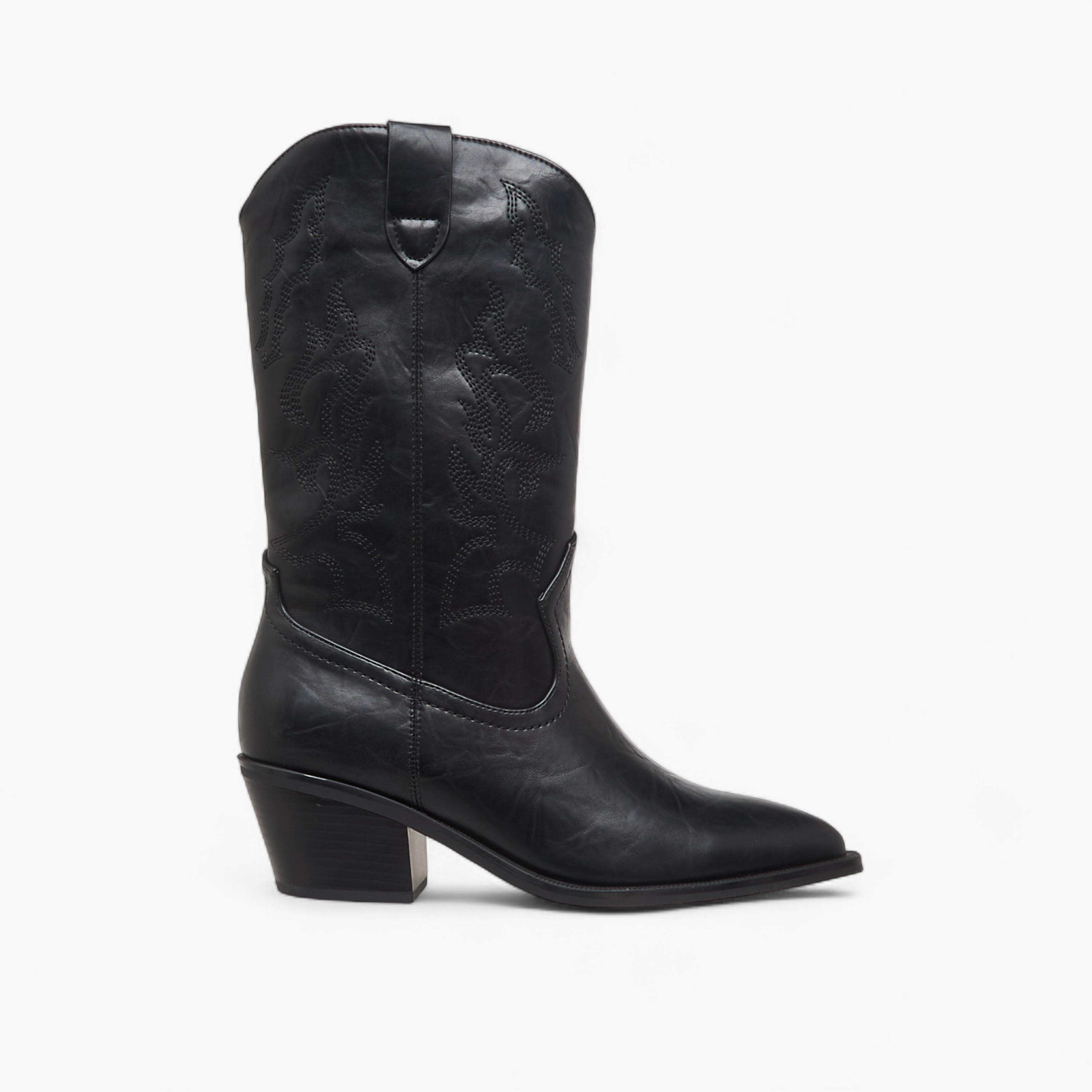 Flora Bella Women Embroidered High Shaft Boots-women-shoes-boots-image-3