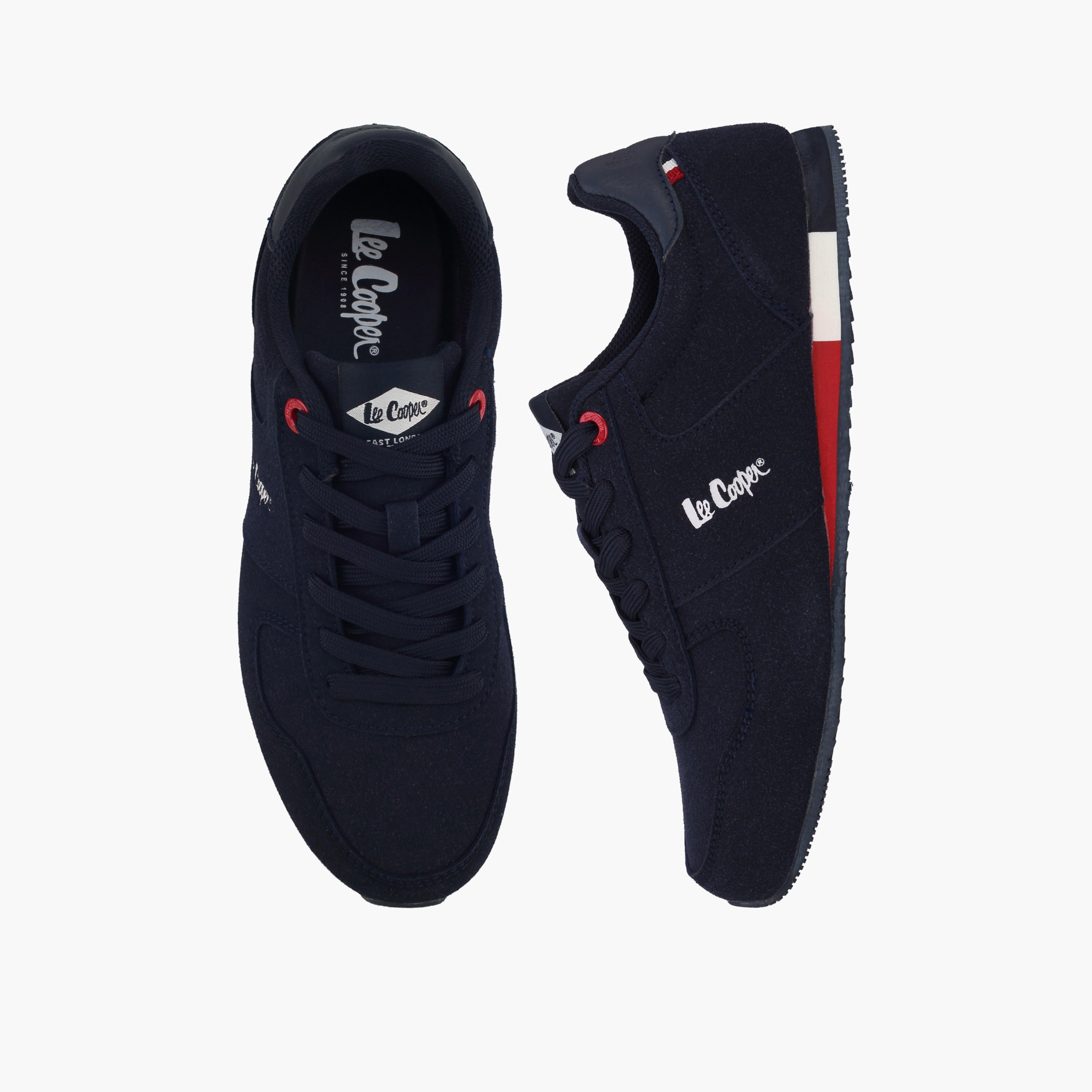 Lee Cooper Women Logo Print Lace-Up Ankle Sneakers-women-shoes-sneakers-image-1