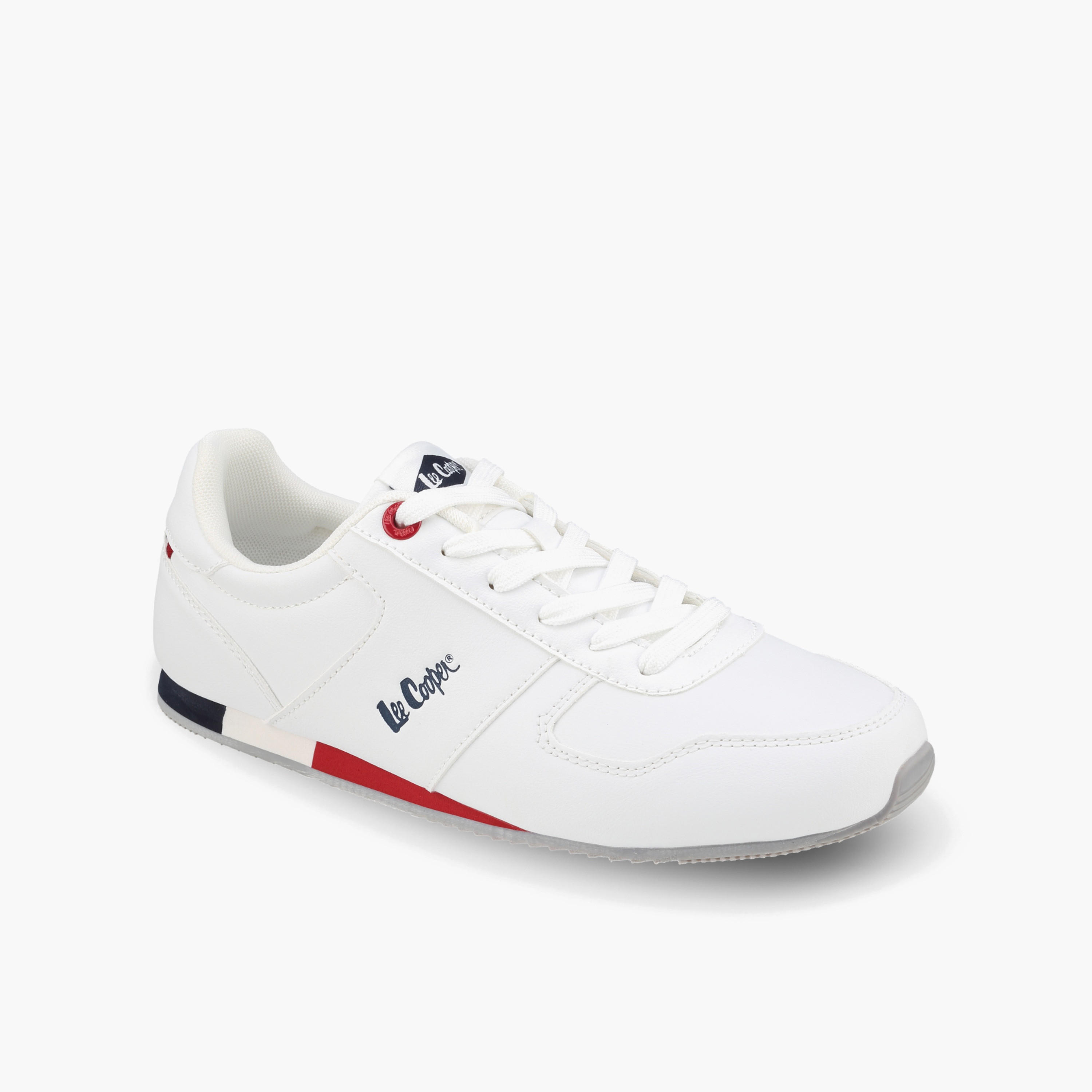 Lee Cooper Women Logo Print Lace-Up Ankle Sneakers-women-shoes-sneakers-image-2