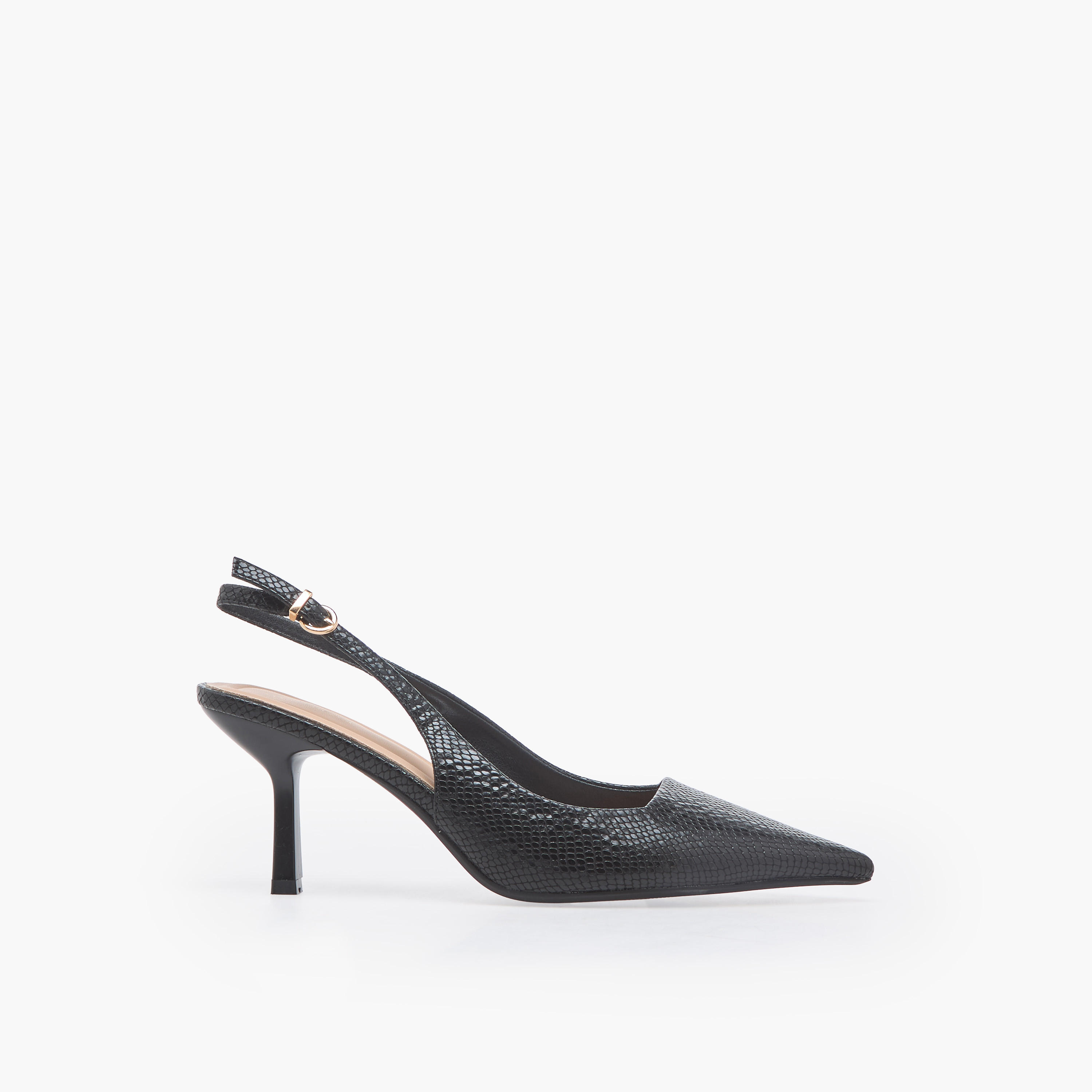 Flora Bella Women Textured Pointed Toe Mules-women-shoes-sandals-heeled-image-3