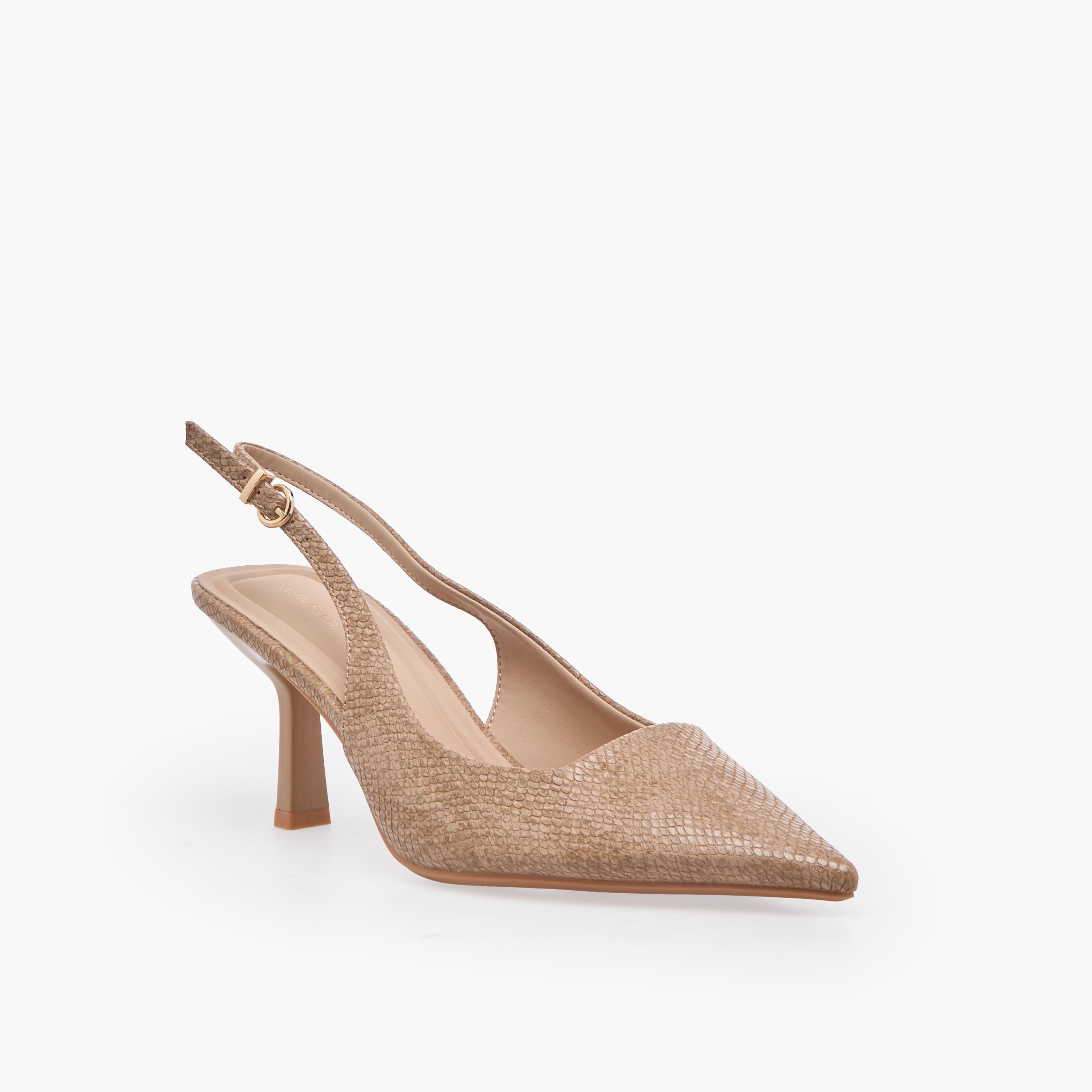 Flora Bella Women Textured Pointed Toe Mules-women-shoes-sandals-heeled-image-2