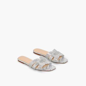 صندل سلايد مزين للنساء من فلورا بيلا-women-shoes-flats-image-1