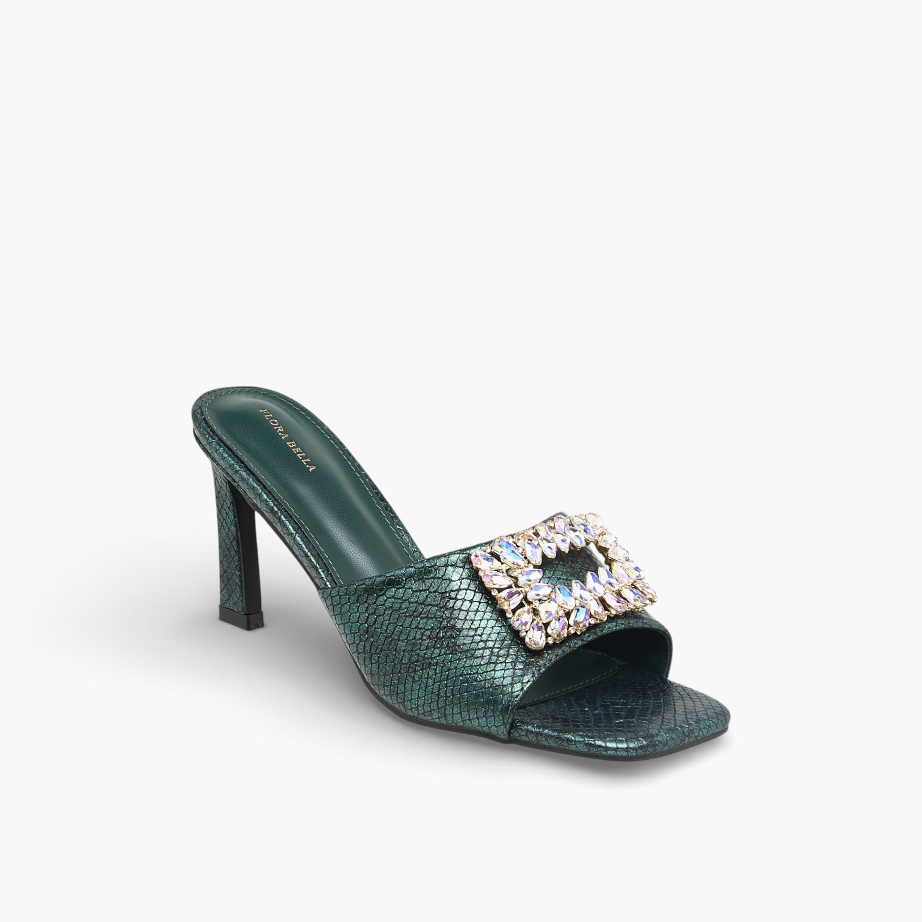 صندل مزين بكعب مخروطي للنساء من فلورا بيلا-women-shoes-sandals-heeled-image-2