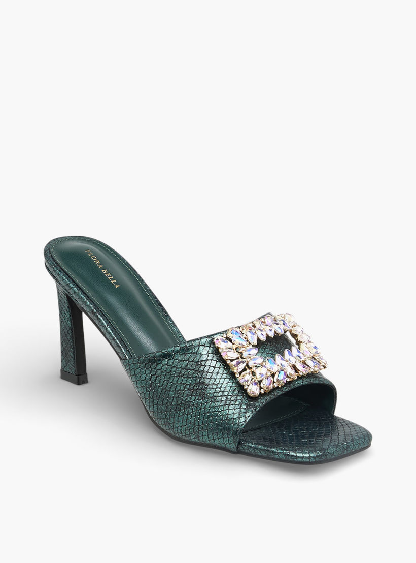 صندل مزين بكعب مخروطي للنساء من فلورا بيلا-women-shoes-sandals-heeled-image-2