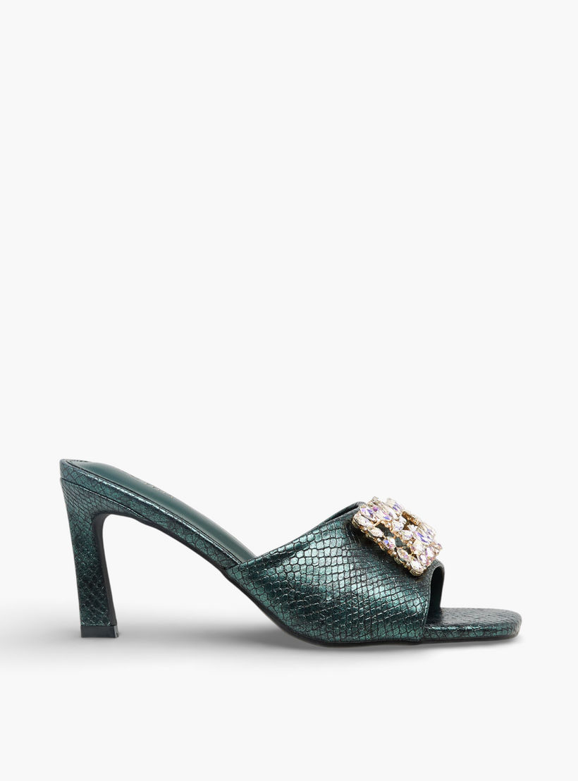 صندل مزين بكعب مخروطي للنساء من فلورا بيلا-women-shoes-sandals-heeled-image-3