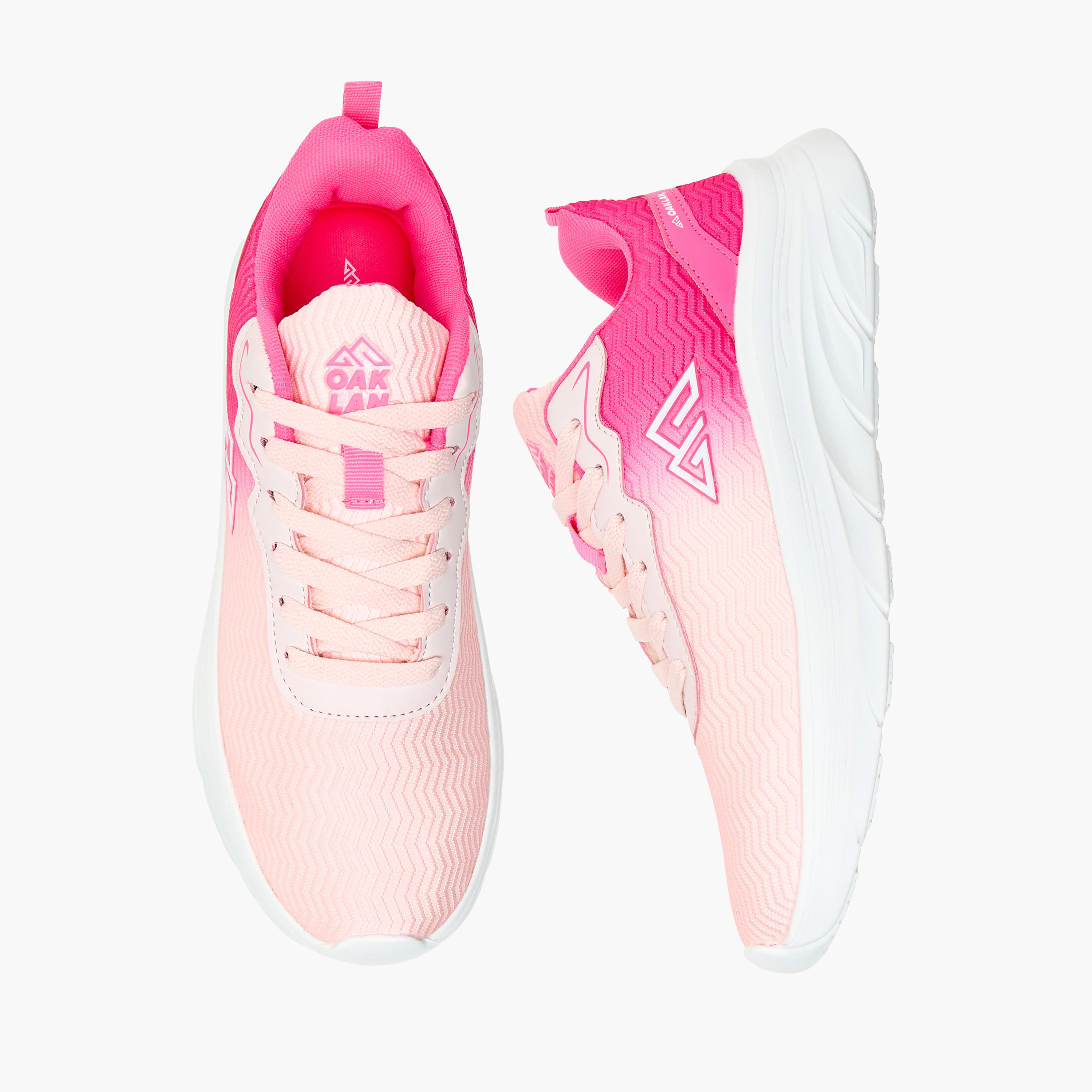 Oaklan by Shoexpress Ombre Shoes with Lace-Up Closure-sports-women-shoes-image-1