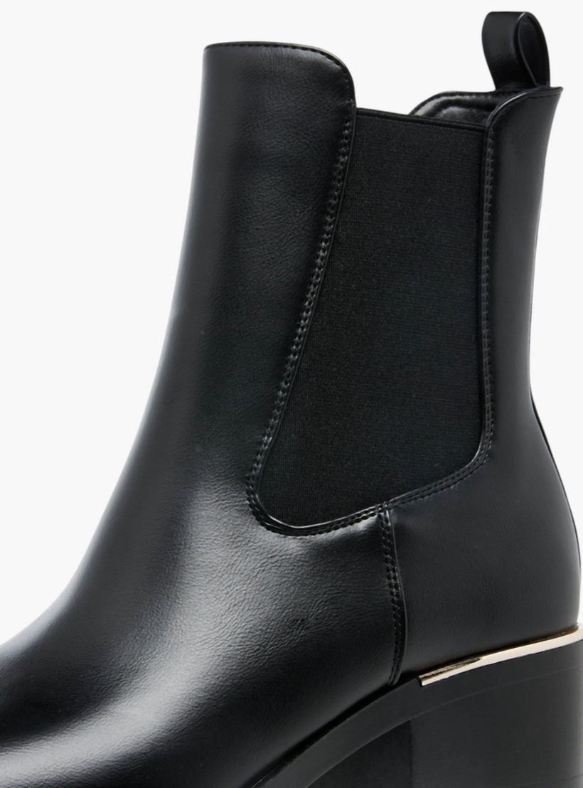 Flora Bella Solid Ankle Boots with Zip Closure-women-shoes-boots-image-5