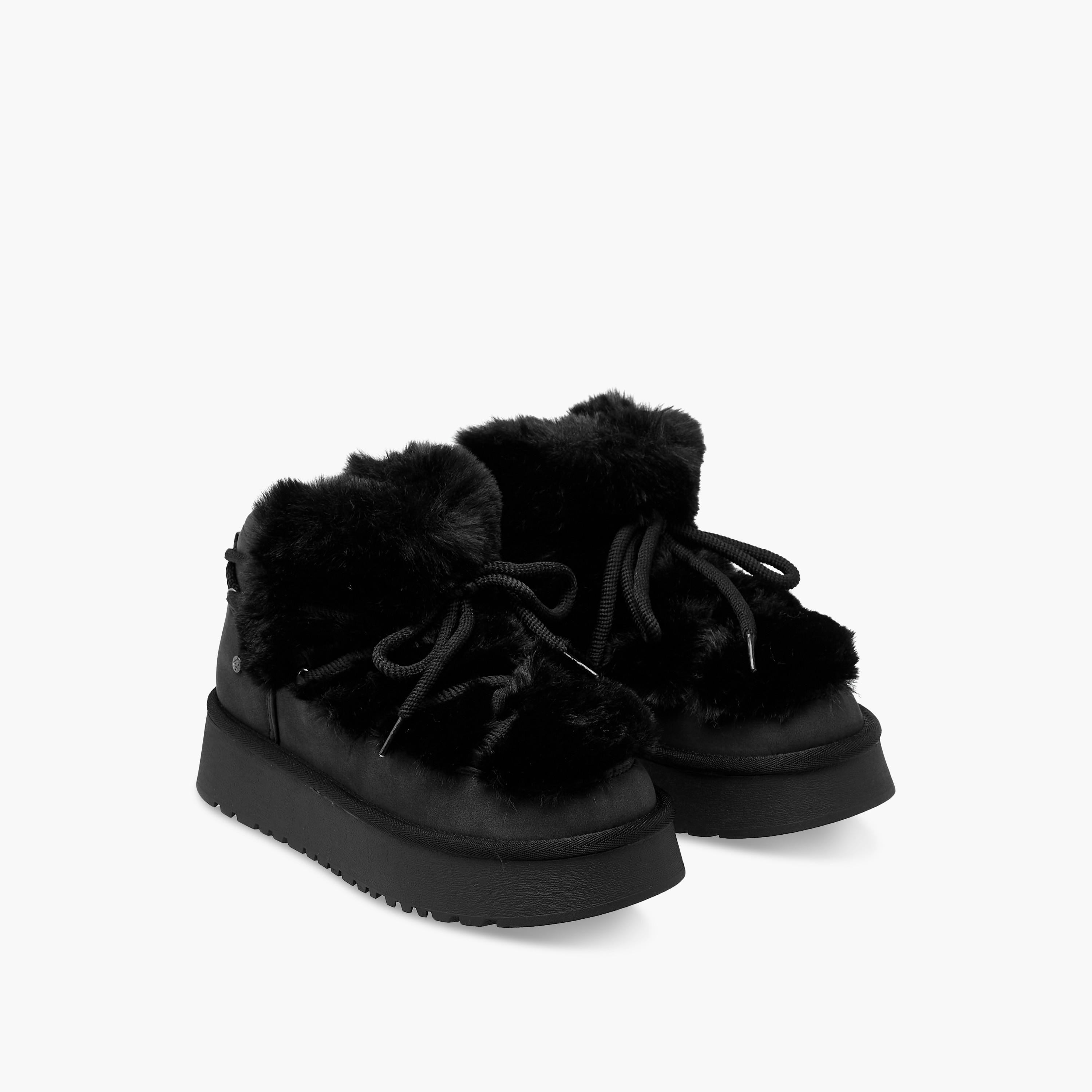 Flora Bella Women Faux Fur Ankle Boots-women-shoes-boots-image-1