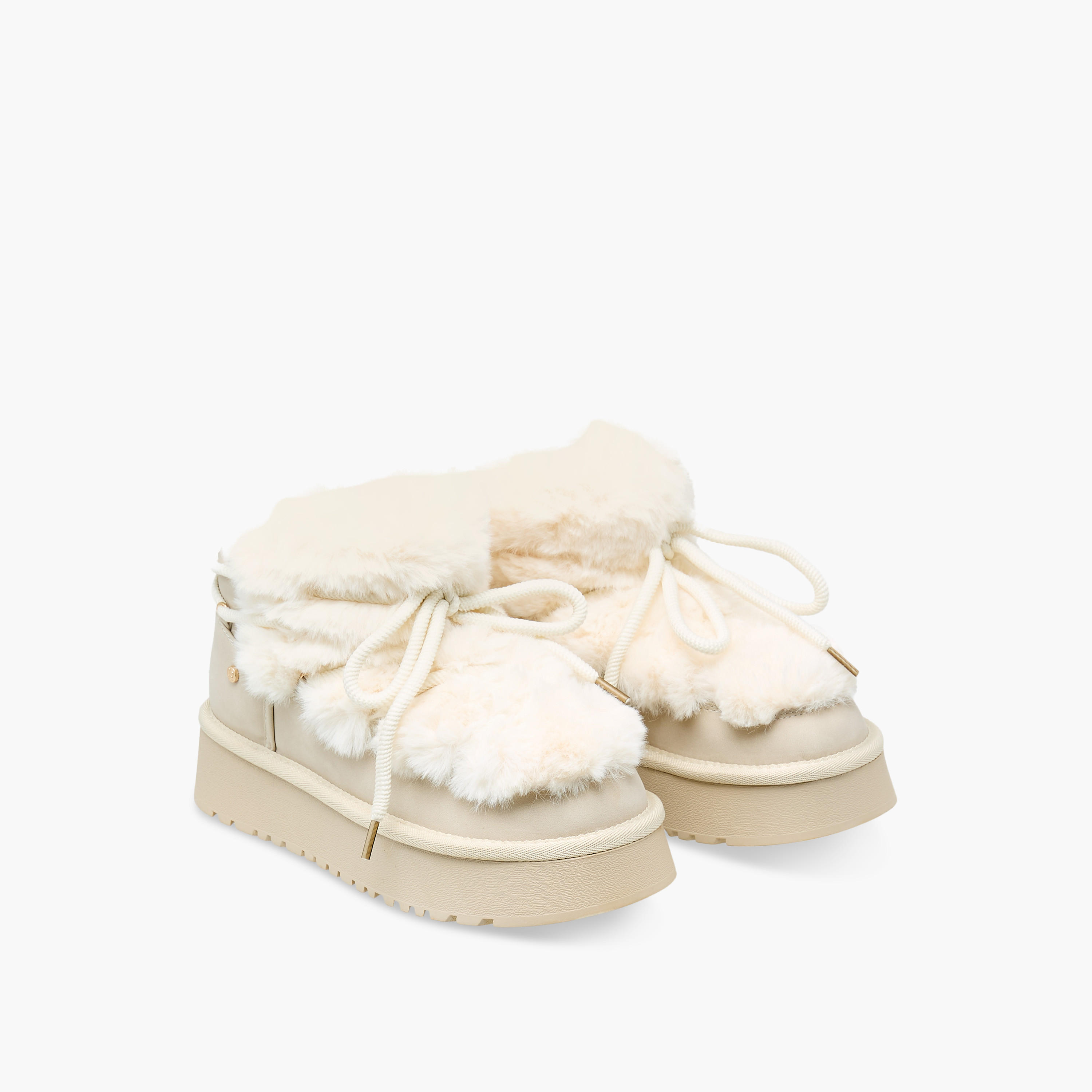 Flora Bella Women Faux Fur Ankle Boots-women-shoes-boots-image-1