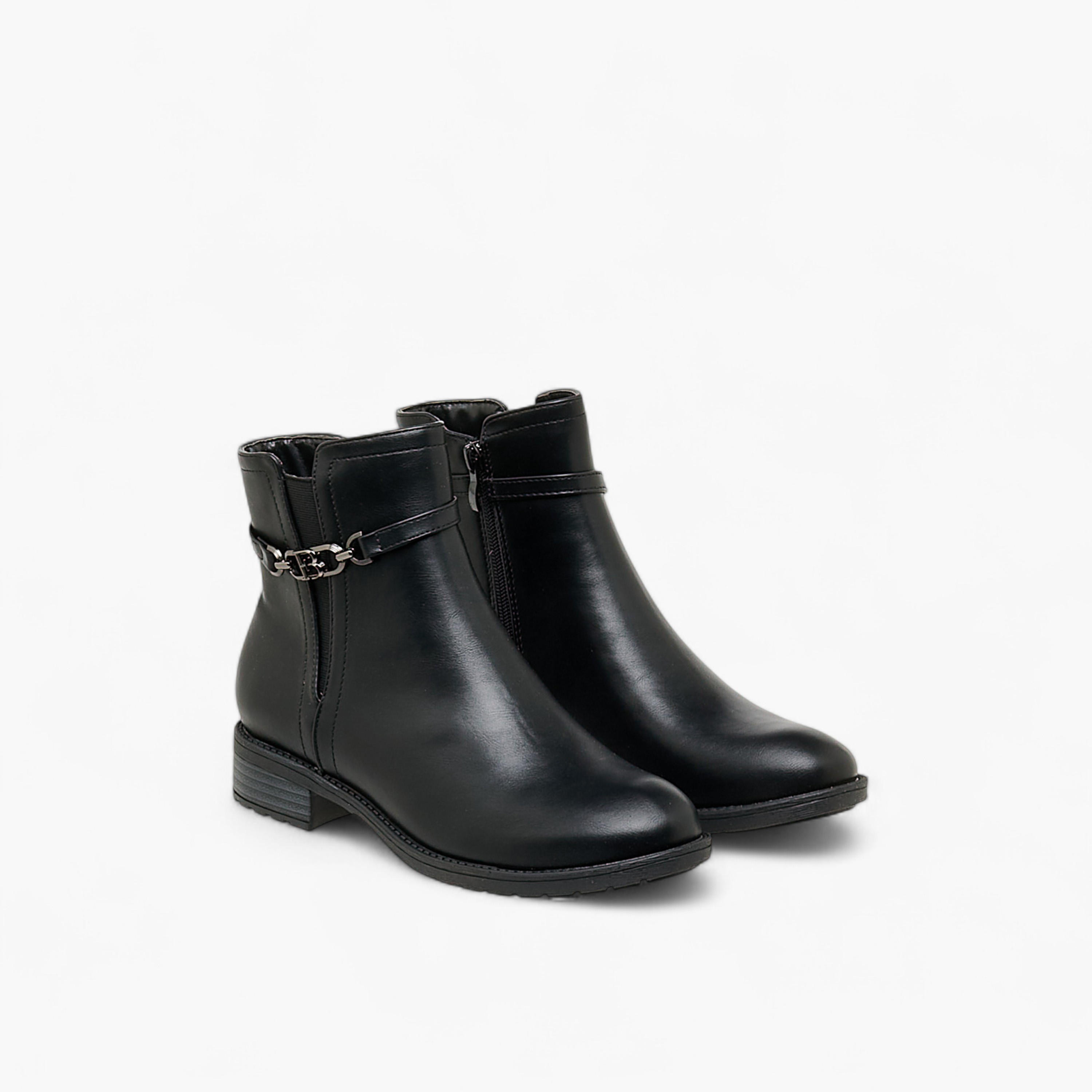 Flora Bella Women's Zip Closure Ankle Boots-women-shoes-boots-image-1