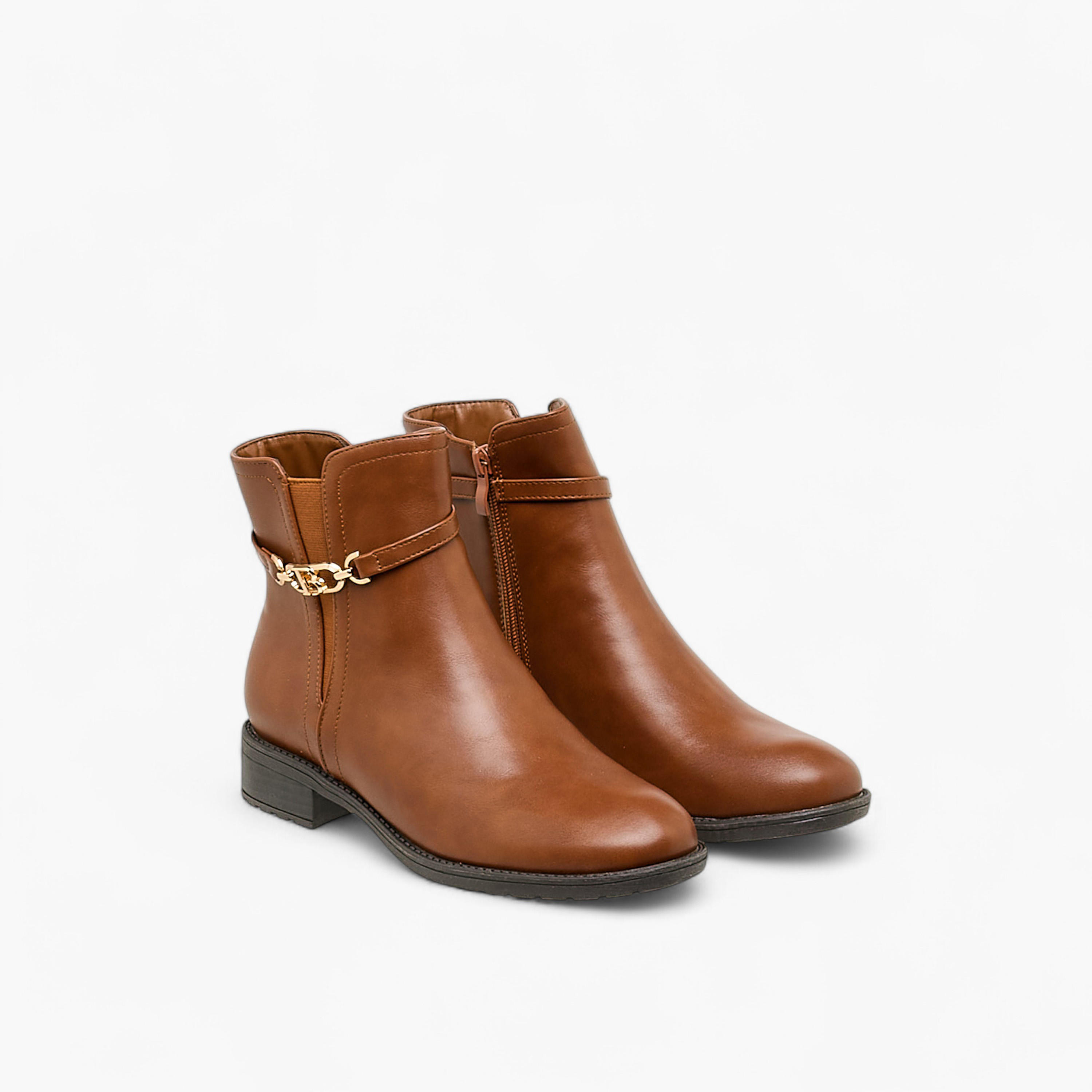 Flora Bella Women's Zip Closure Ankle Boots-women-shoes-boots-image-1