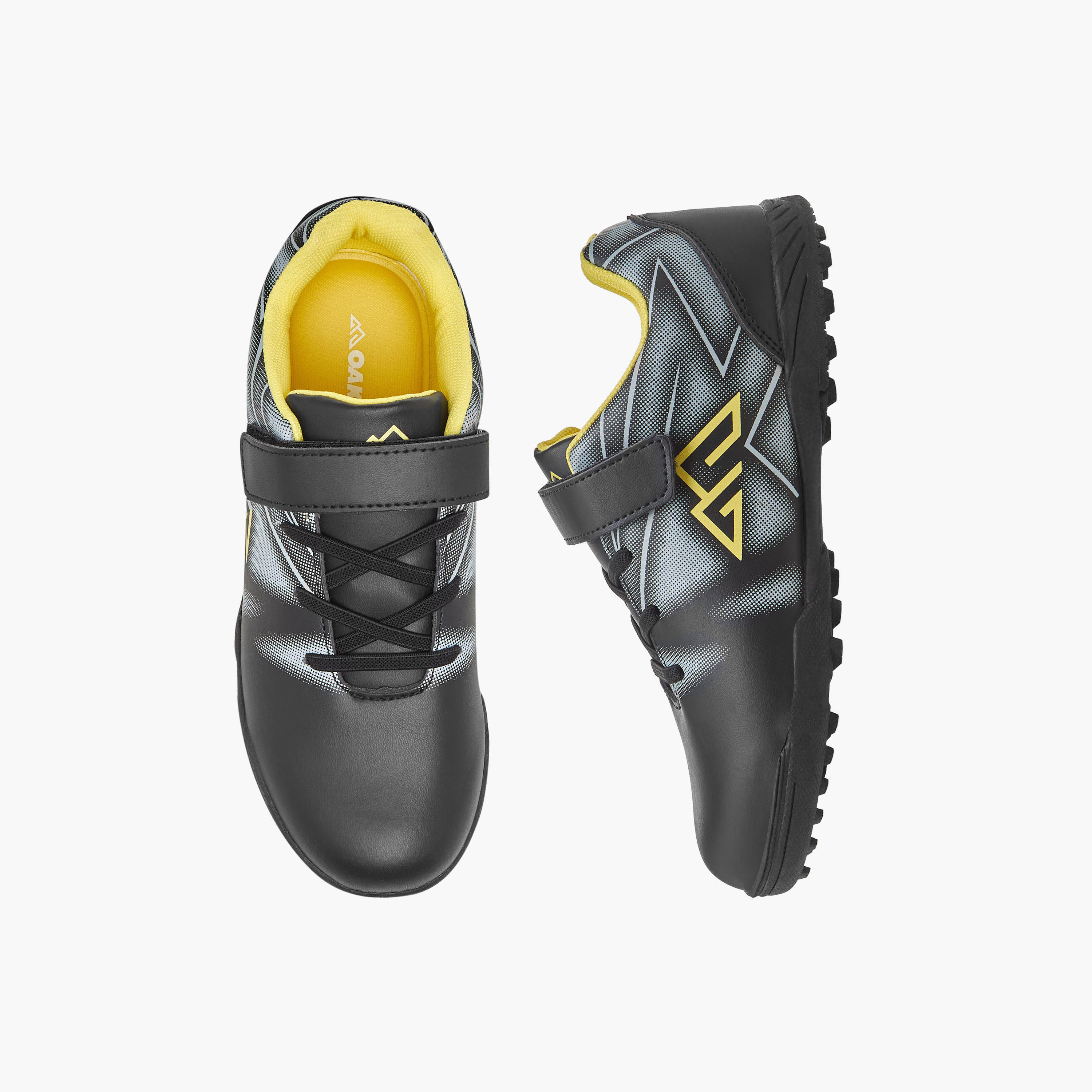 حذاء كرة قدم بشريط إغلاق لاصق وطبعات للأولاد من أوكلان بواسطة شو إكسبريس-boys-shoes-sports-image-1