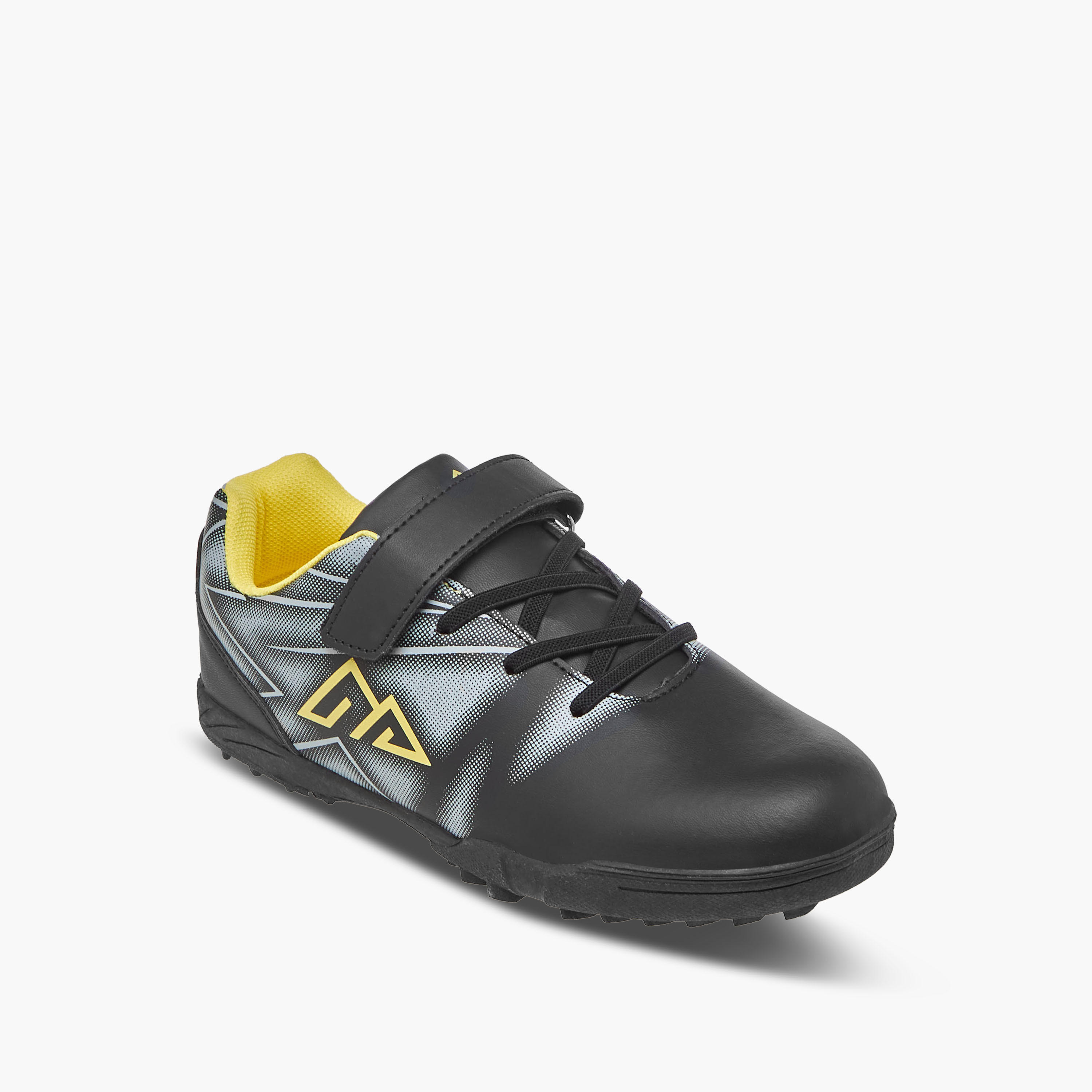 حذاء كرة قدم بشريط إغلاق لاصق وطبعات للأولاد من أوكلان بواسطة شو إكسبريس-boys-shoes-sports-image-2