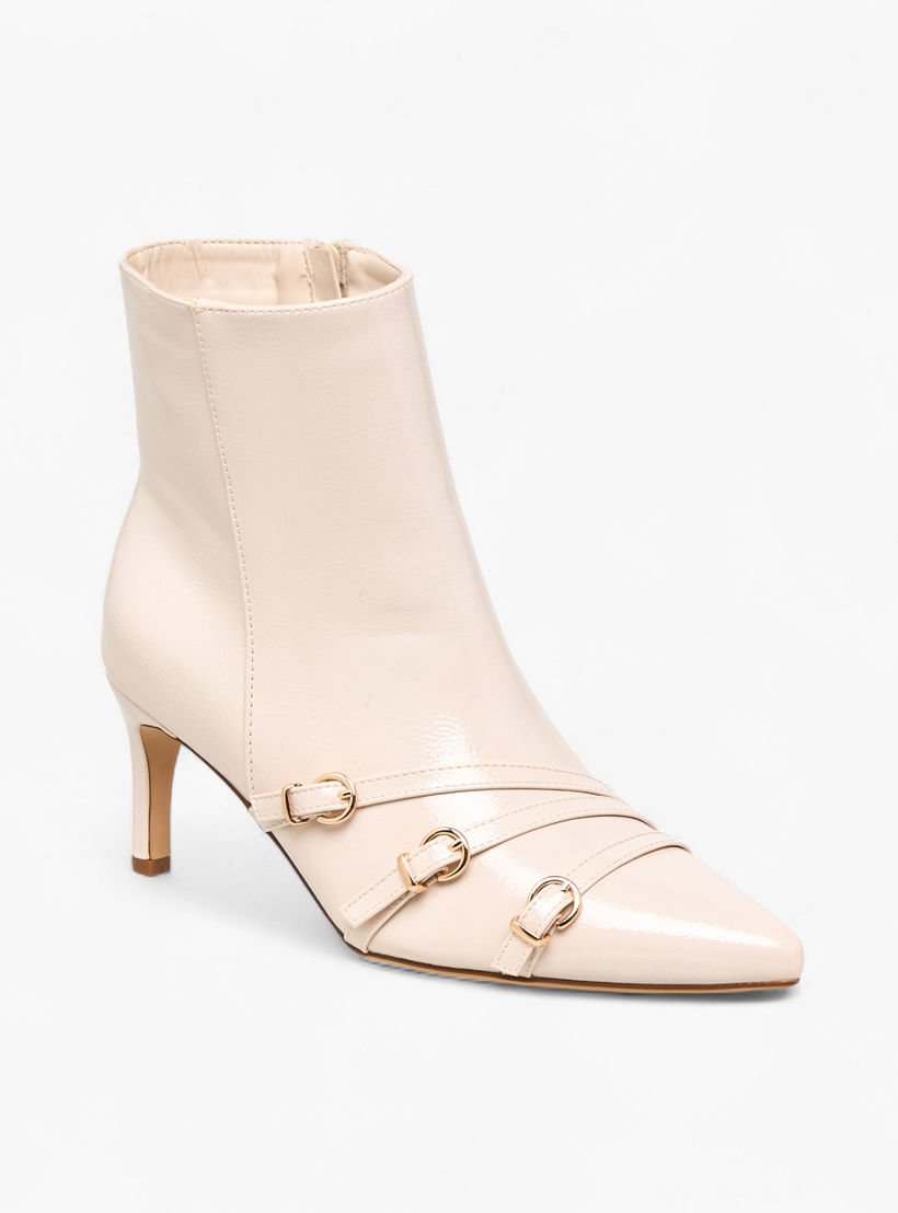 Flora Bella Women Buckle Detail Ankle Boots-women-shoes-boots-image-2