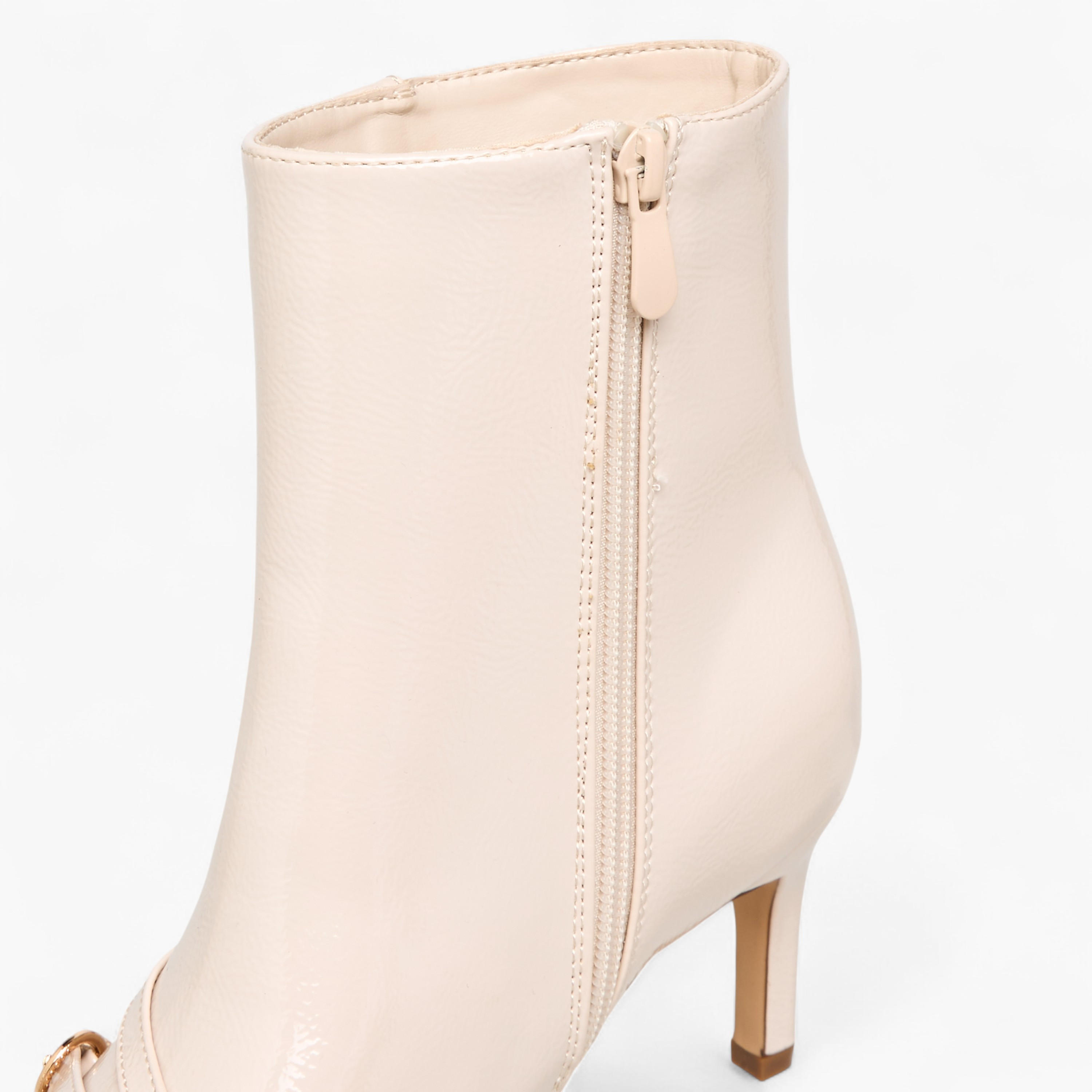 Flora Bella Women Buckle Detail Ankle Boots-women-shoes-boots-image-4