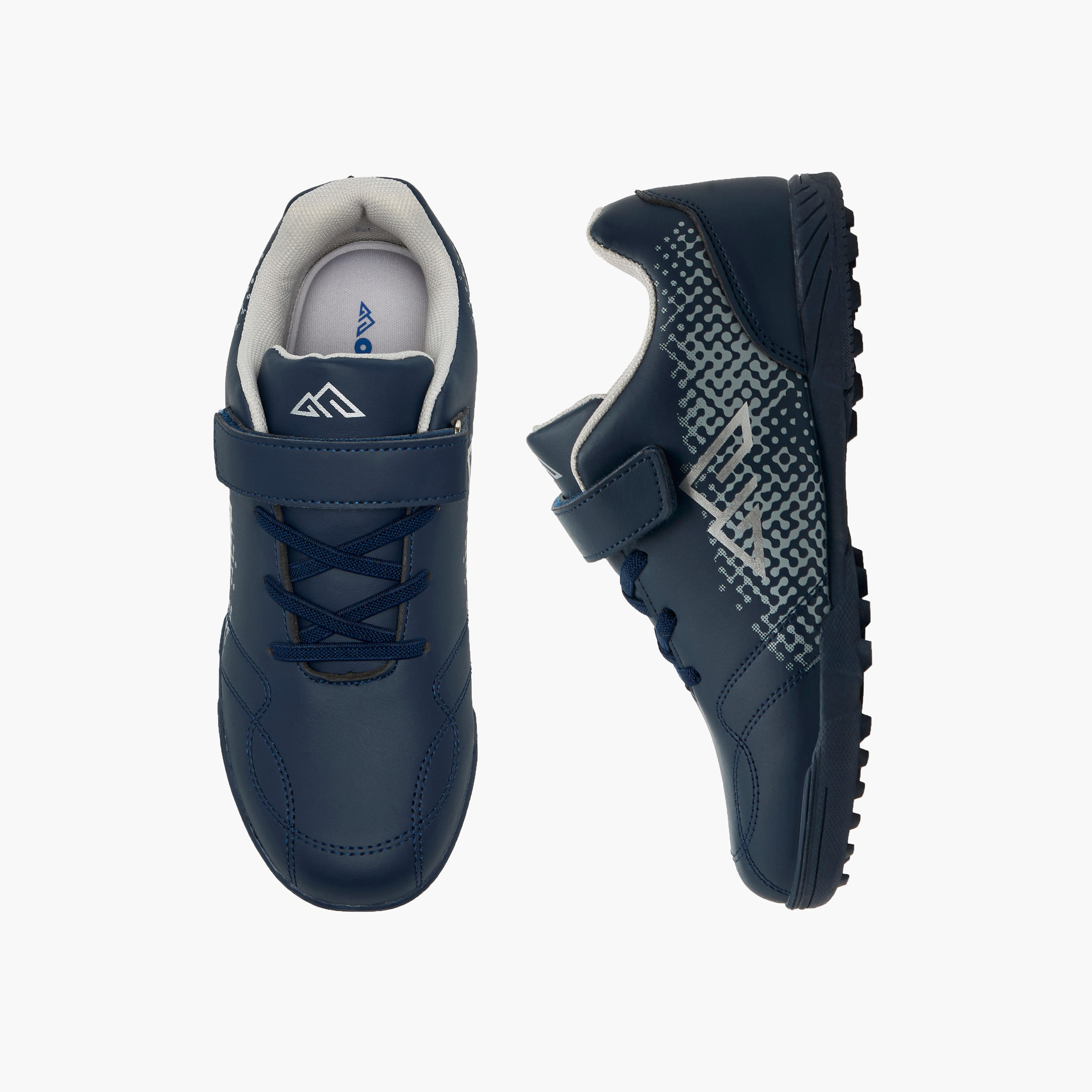 حذاء كرة قدم للعشب الصناعي بشريط إغلاق لاصق للأولاد من أوكلان من شو إكسبرس-sports-boys-shoes-image-1