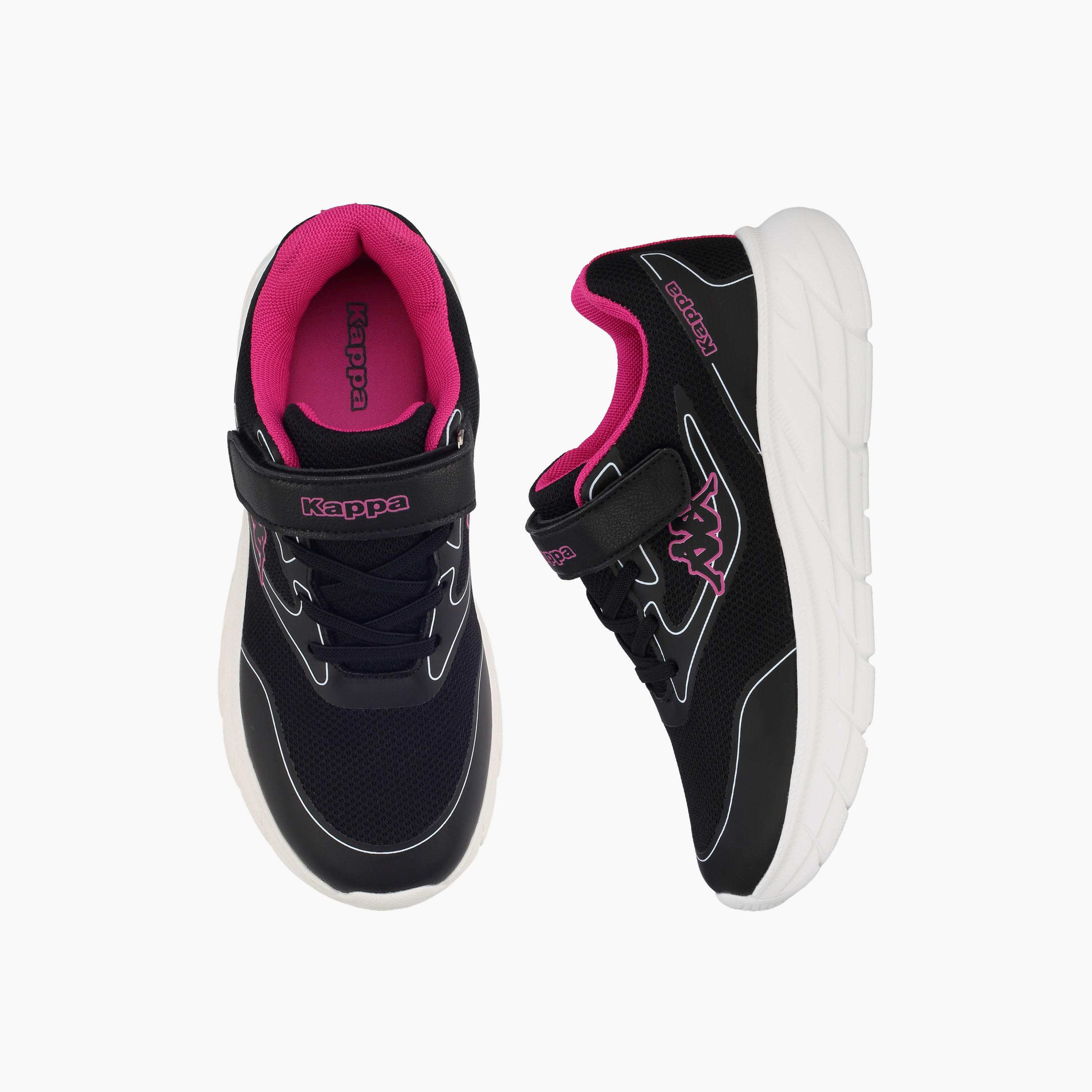 Kappa Girls Hook & Loop Sports Shoes-girls-shoes-sports-image-1