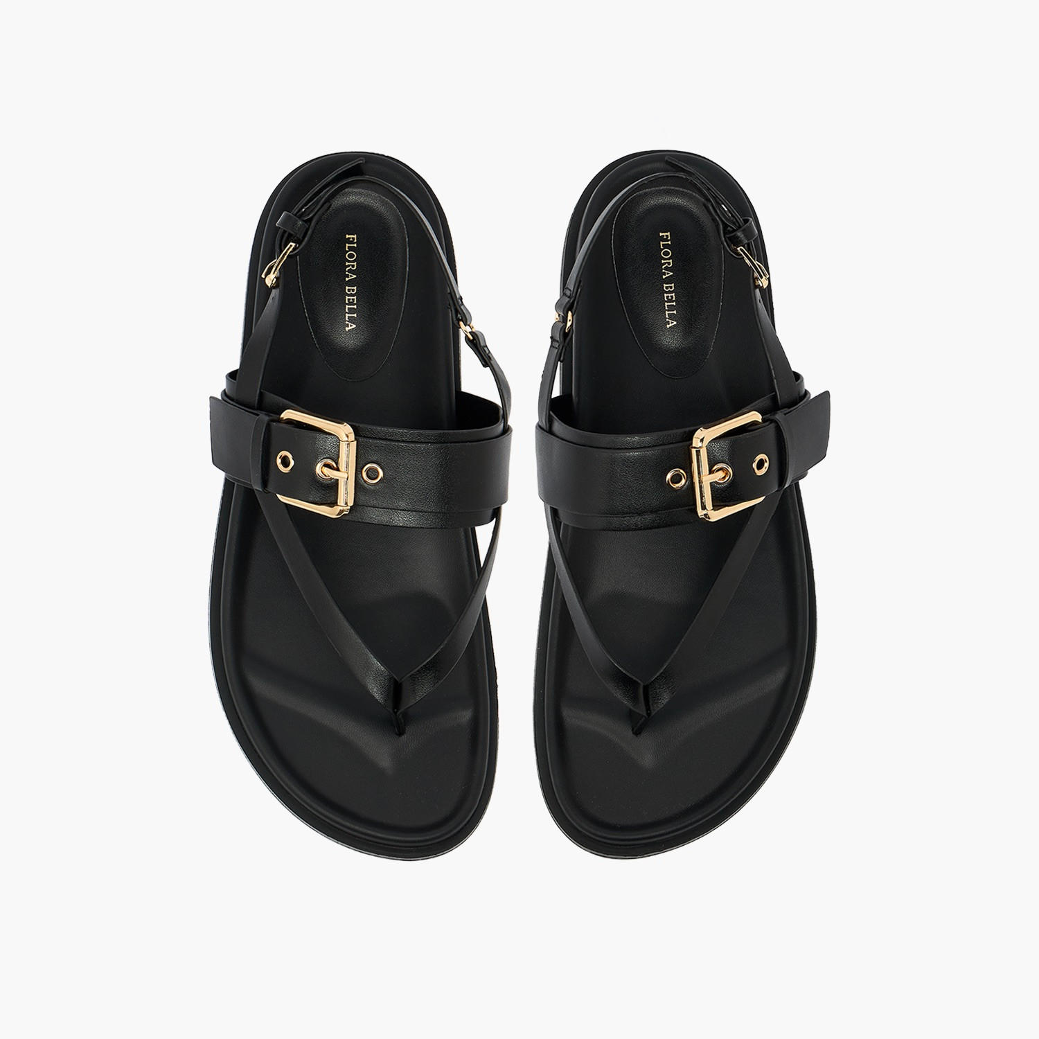 Flora Bella by Shoexpress Women Buckle Detail Sandals-women-shoes-flats-sandals-image-1