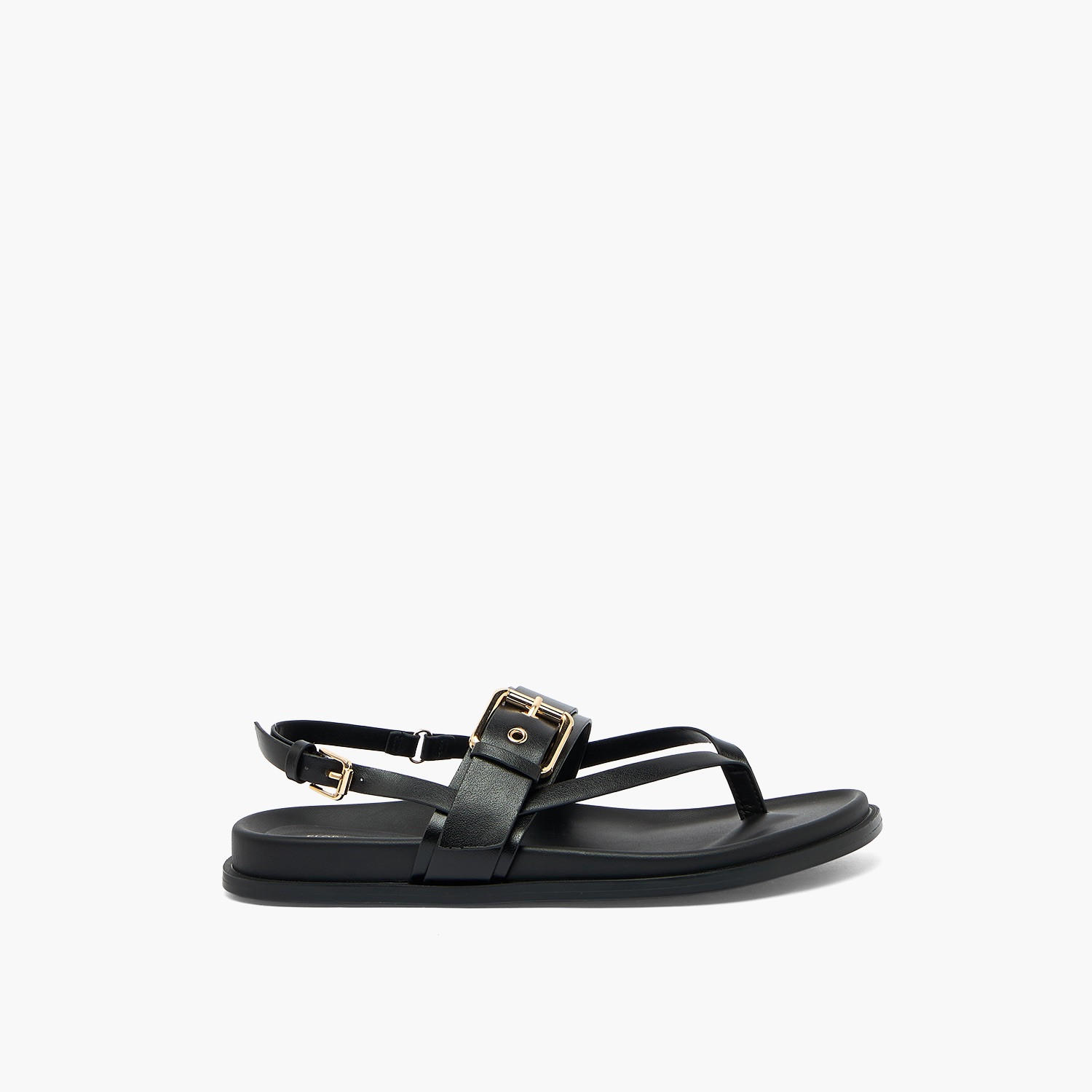 Flora Bella by Shoexpress Women Buckle Detail Sandals-women-shoes-flats-sandals-image-2
