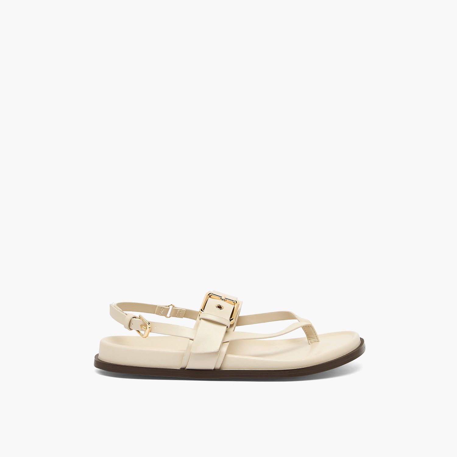 Flora Bella by Shoexpress Women Buckle Detail Sandals-women-shoes-flats-sandals-image-2