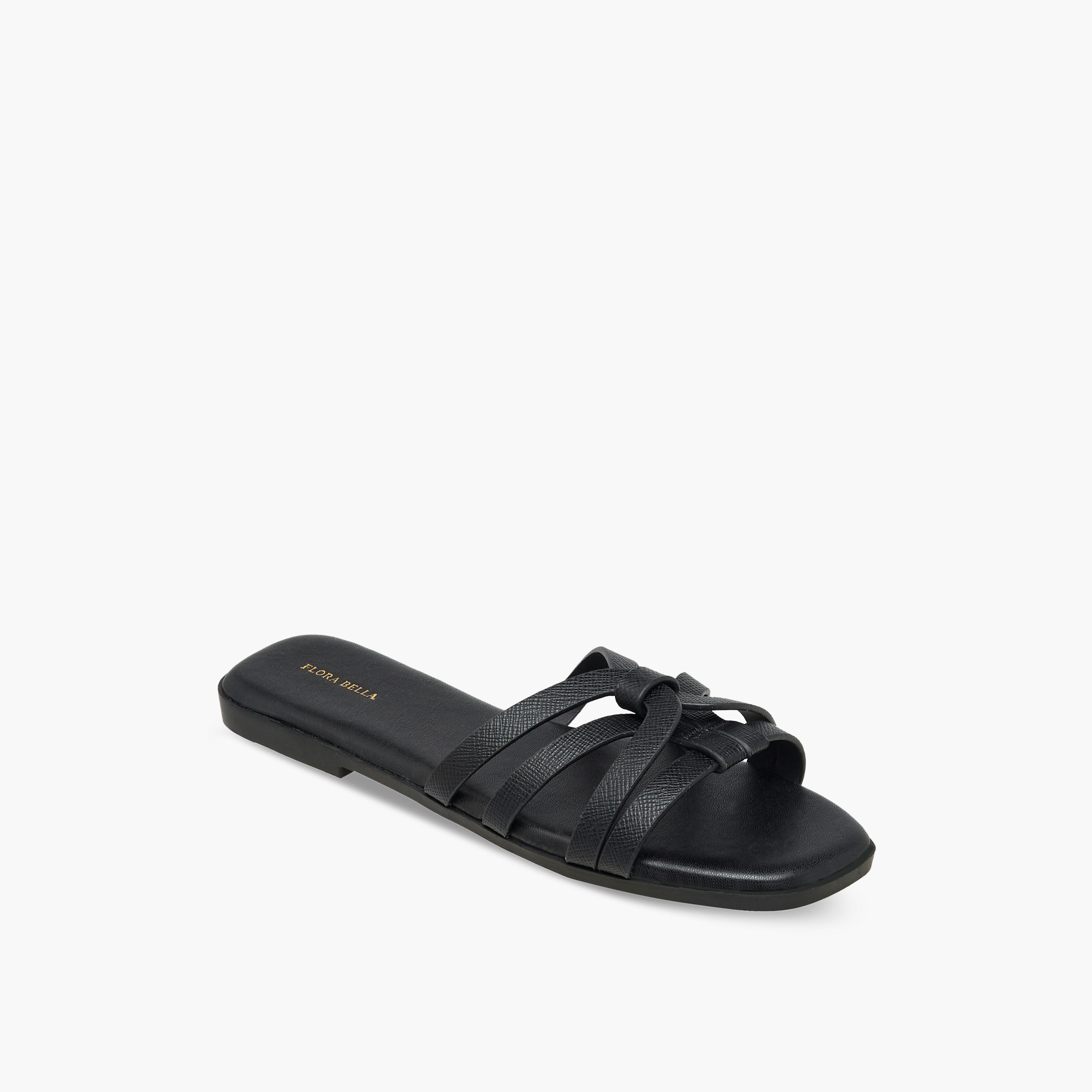 صندل بأحزمة متقاطعة للنساء من فلورا بيلا-women-shoes-flats-sandals-image-2