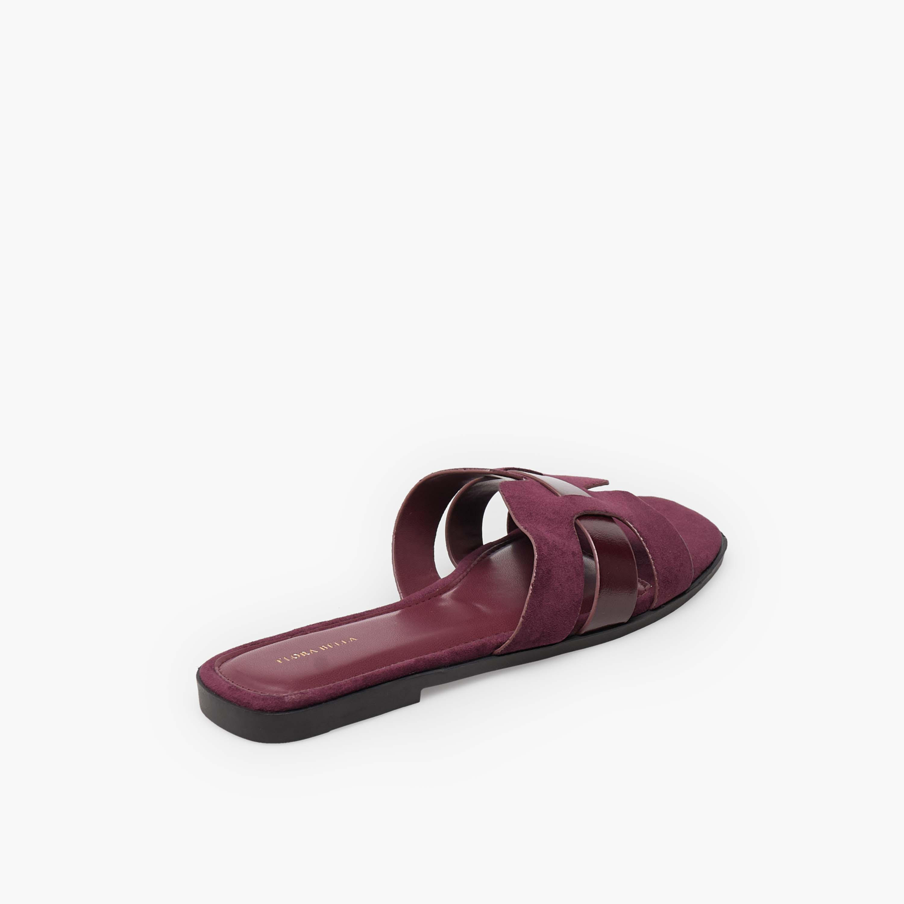 Flora Bella Women Textured Cutout Detail Sandals-women-shoes-flats-sandals-image-6