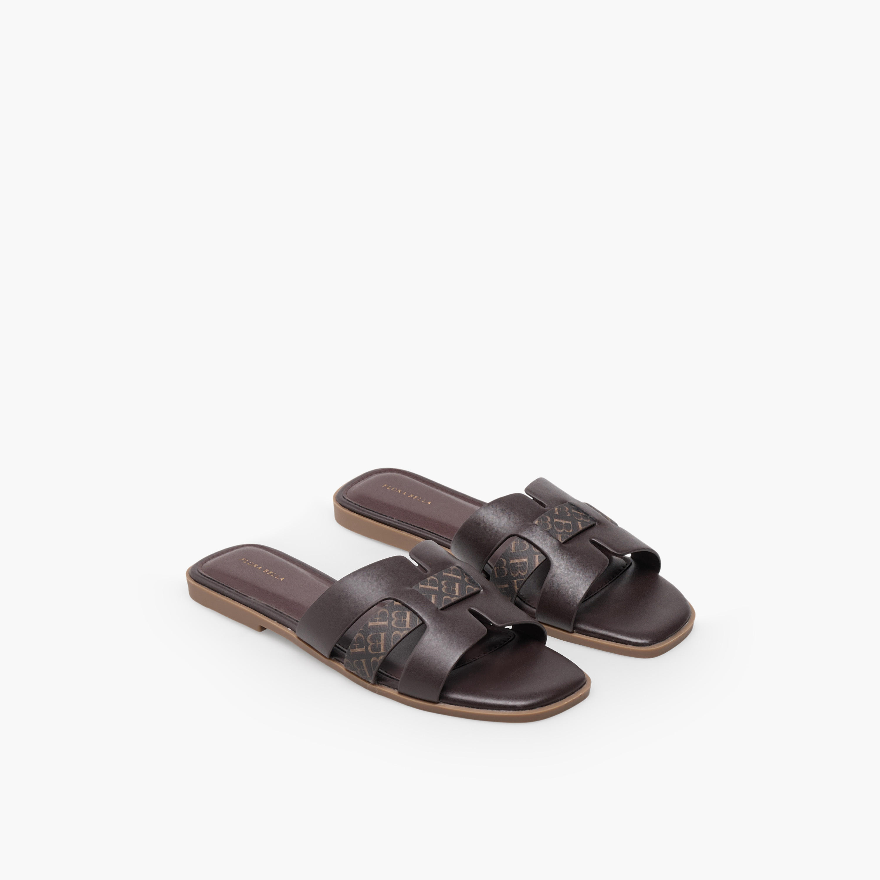 Flora Bella Women Monogram Print Sandals-women-shoes-flats-sandals-image-1