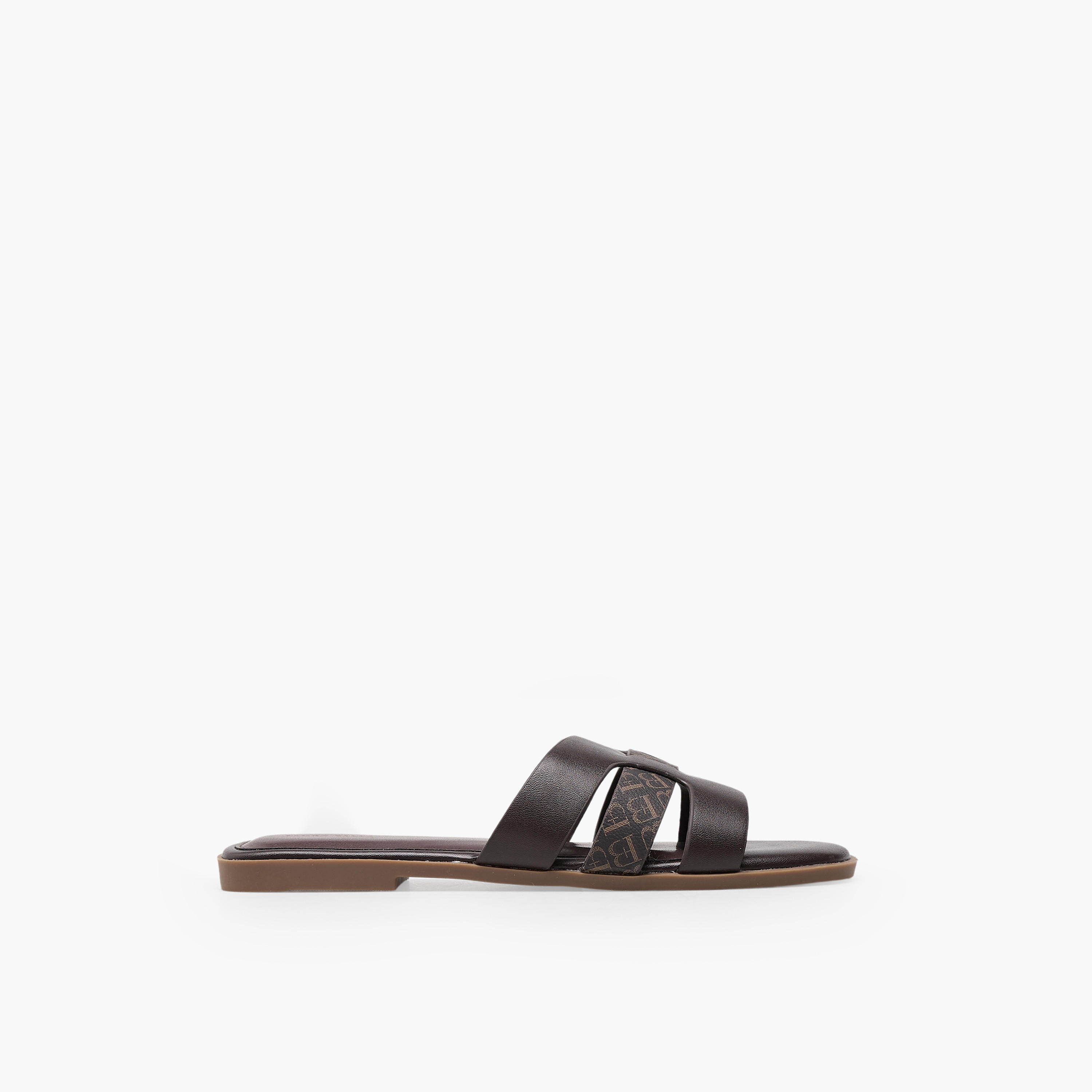 Flora Bella Women Monogram Print Sandals-women-shoes-flats-sandals-image-3