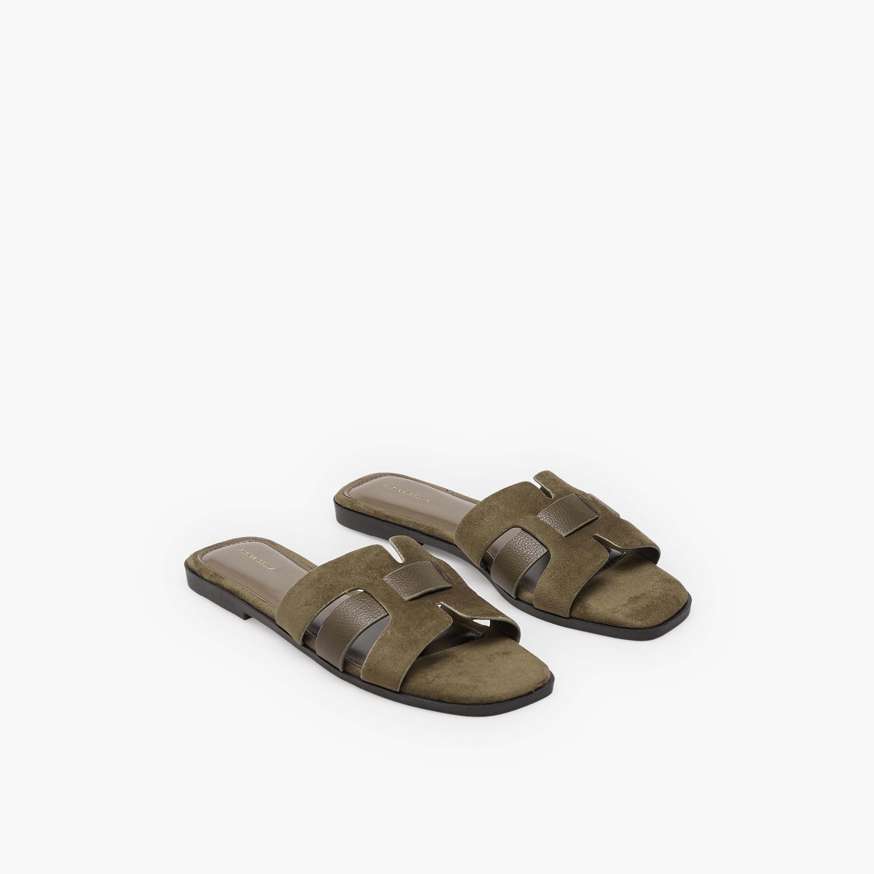 Flora Bella Women Textured Cutout Detail Sandals-women-shoes-flats-sandals-image-1