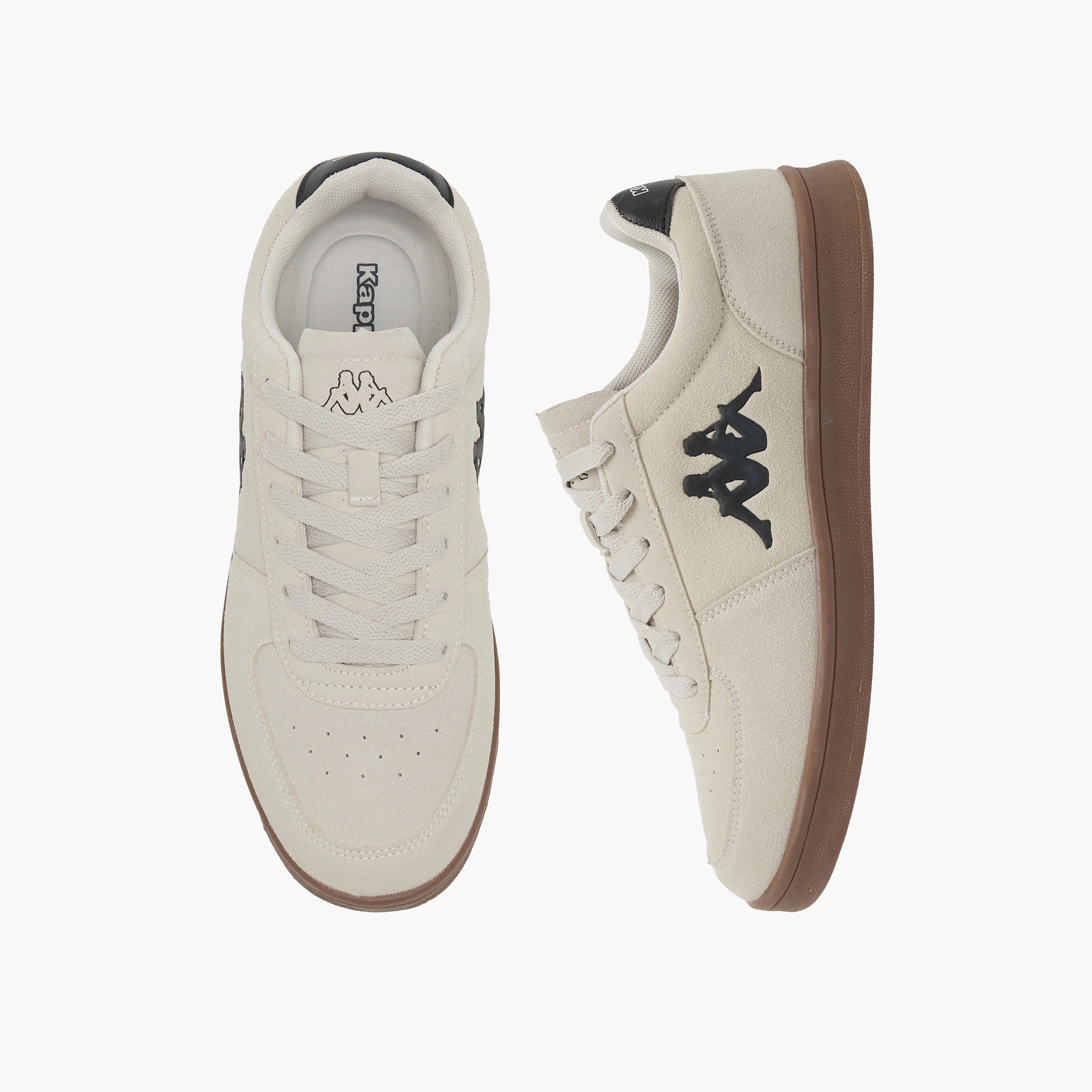 حذاء سنيكرز برباط وطبعات شعار للنساء من كابا-women-shoes-sneakers-image-1